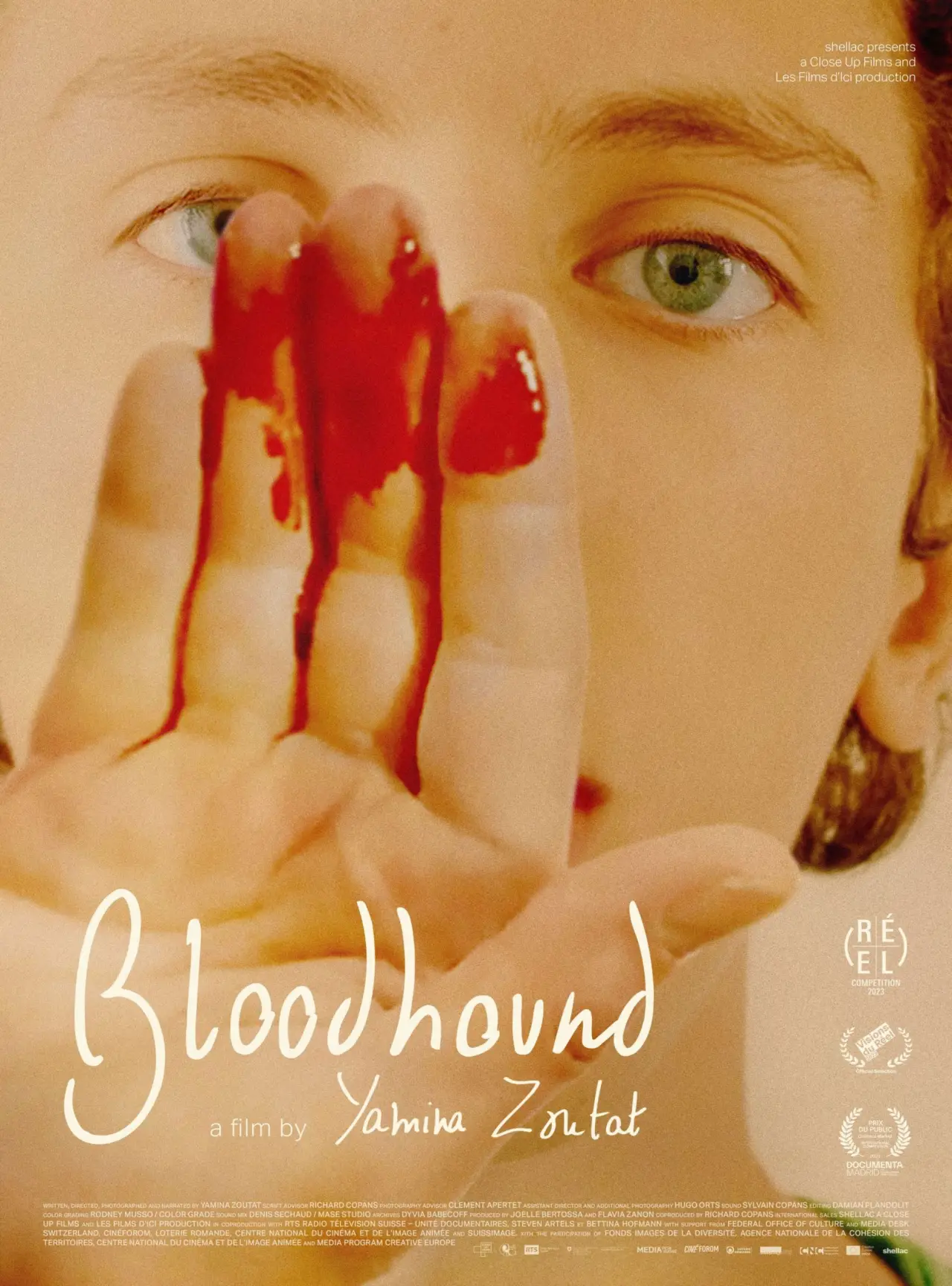 Plakat filmowy "Chienne de rouge"