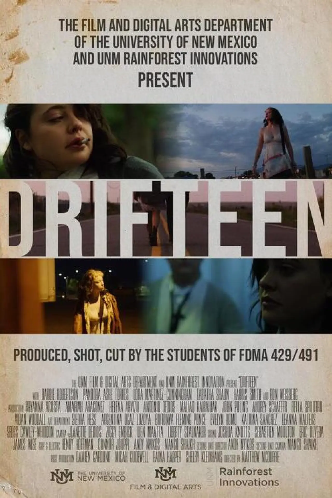 Plakat filmowy "Drifteen"