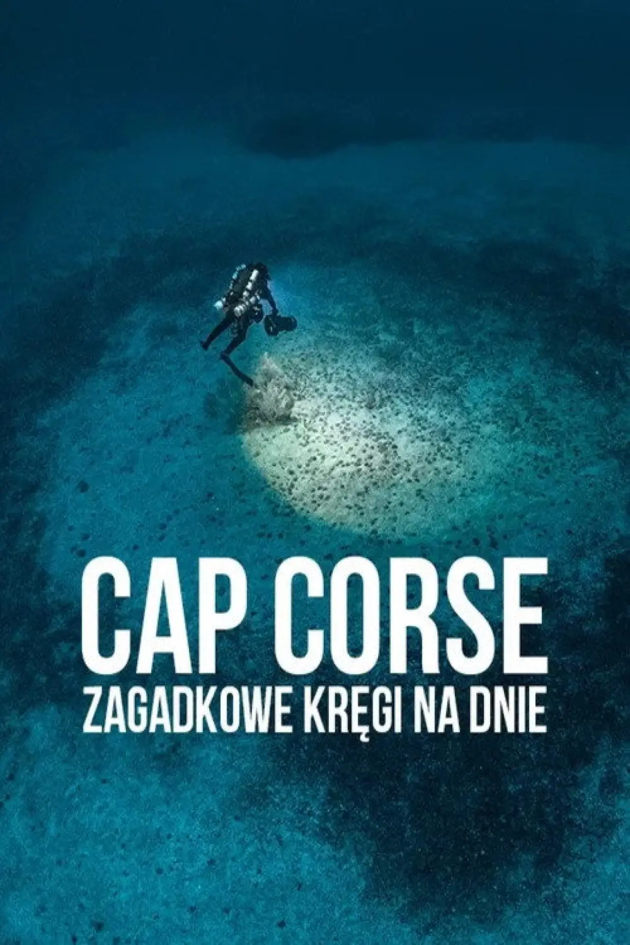 Plakat filmowy "Cap Corse zagadkowe kręgi na dnie"