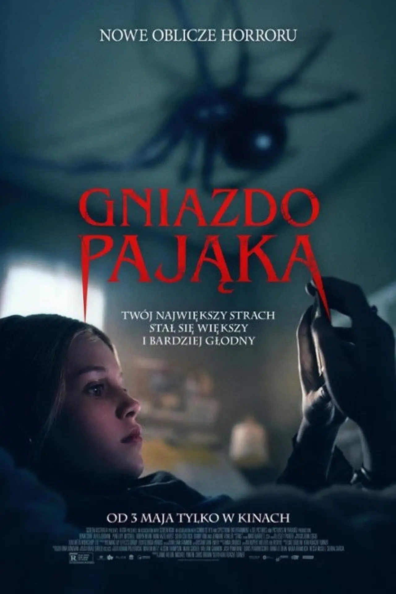 Plakat filmowy "Gniazdo pająka"
