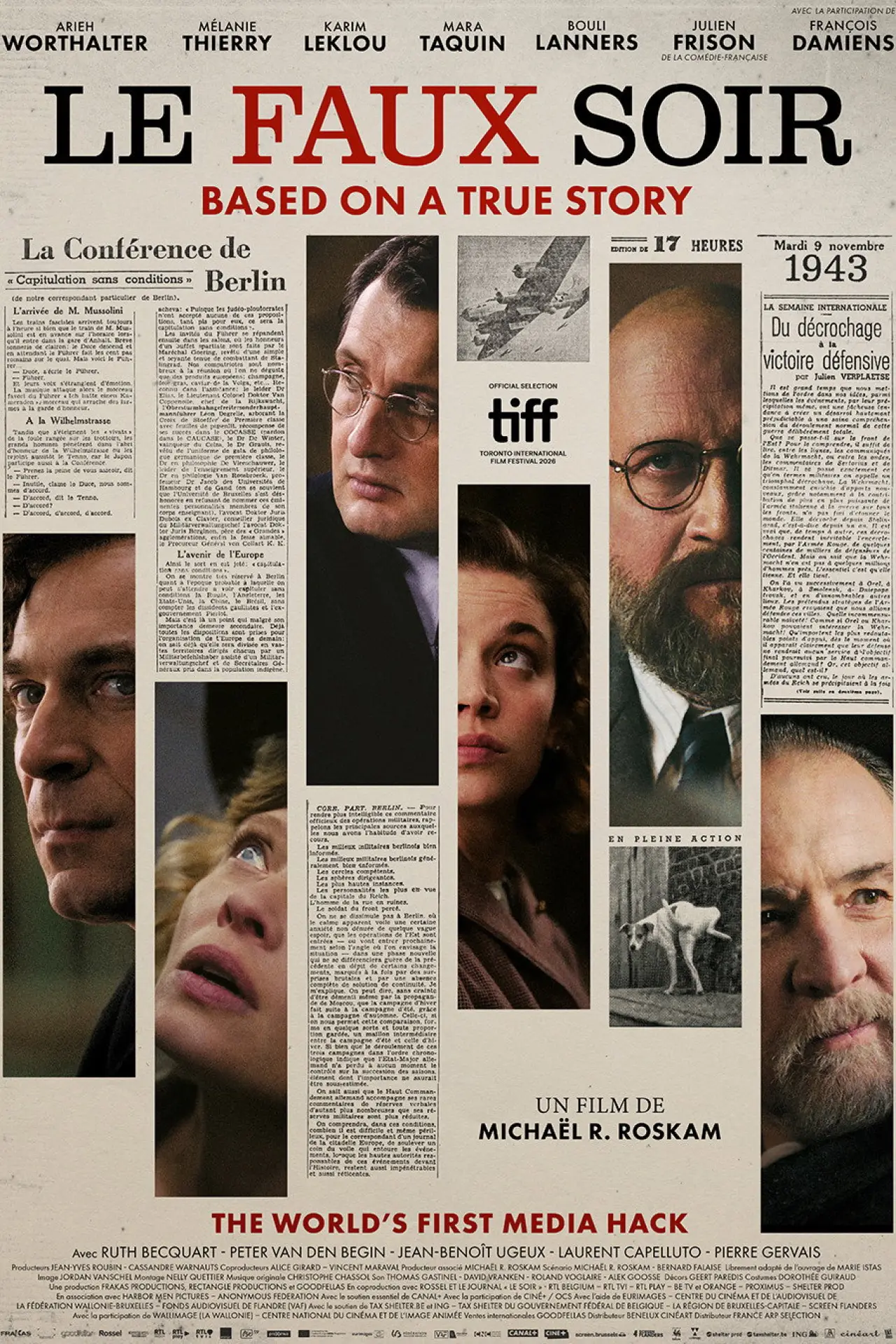 Plakat filmowy "Le Faux Soir"