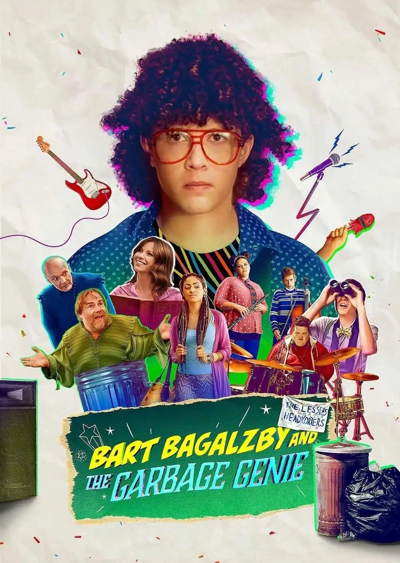 Plakat filmowy "Bart Bagalzby and the Garbage Genie"