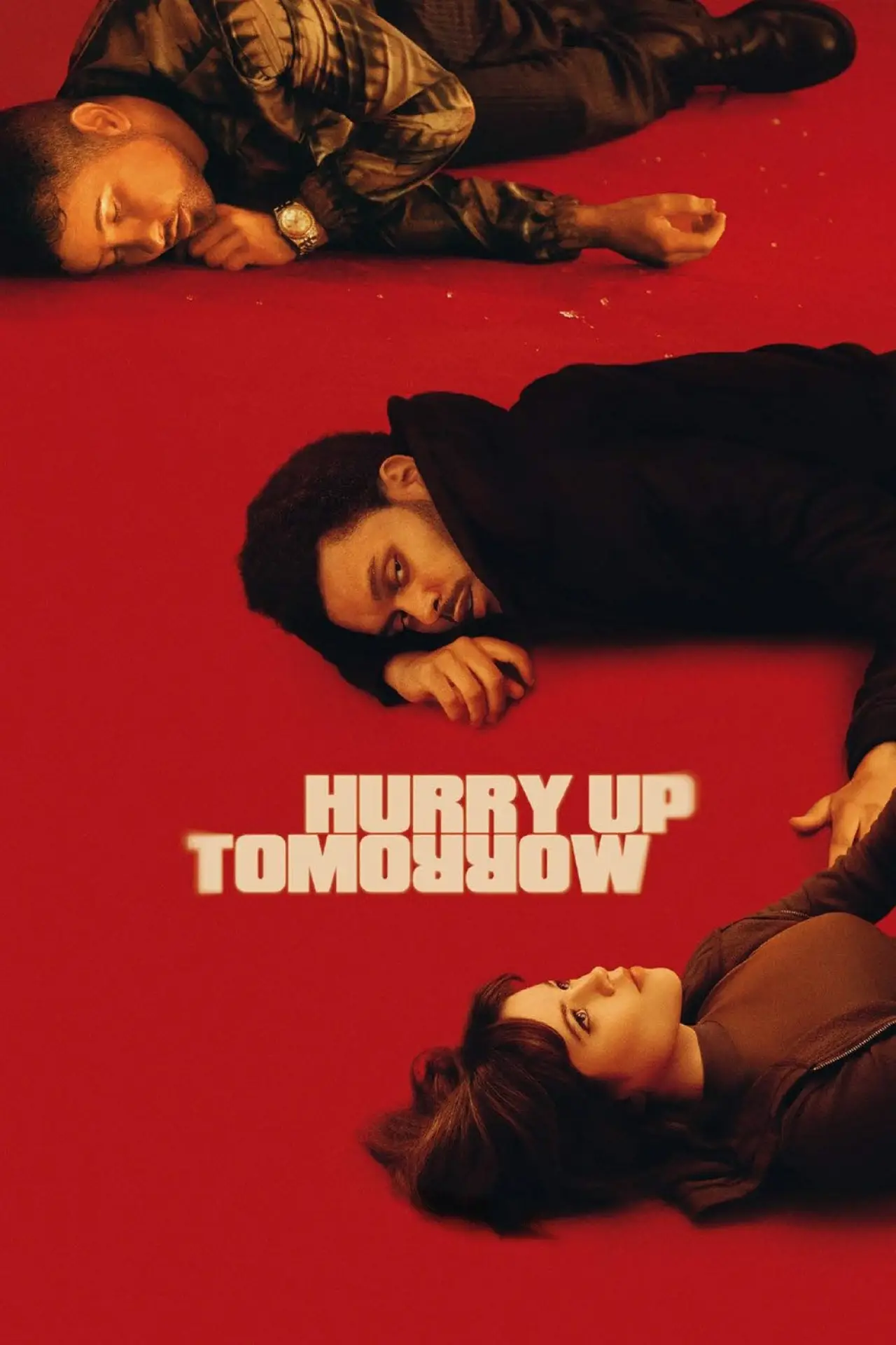 Plakat filmowy "Hurry Up Tomorrow"