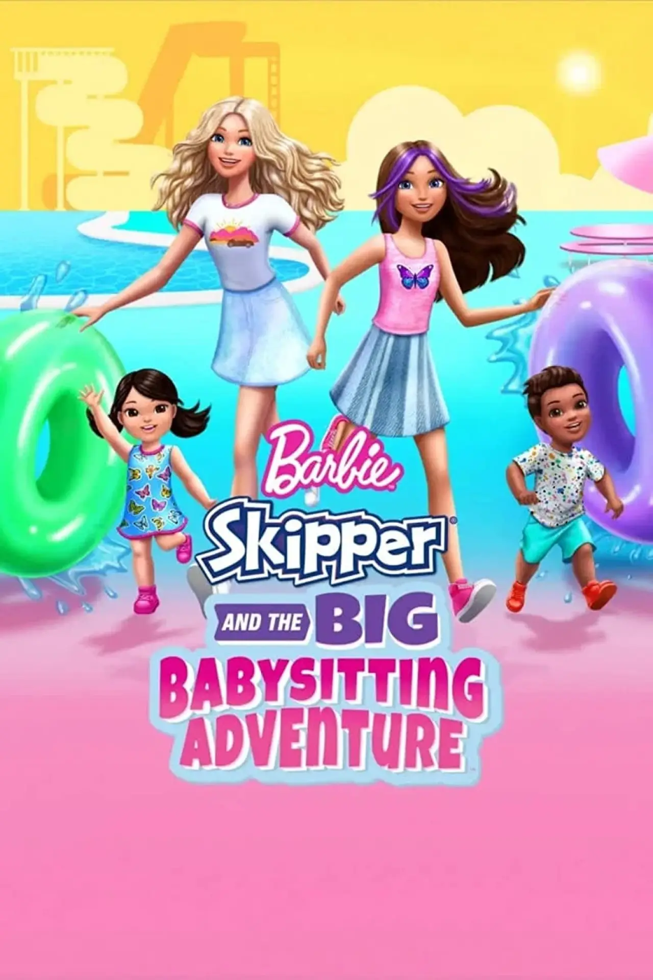 Plakat filmowy "Barbie: Skipper - przygody opiekunek"