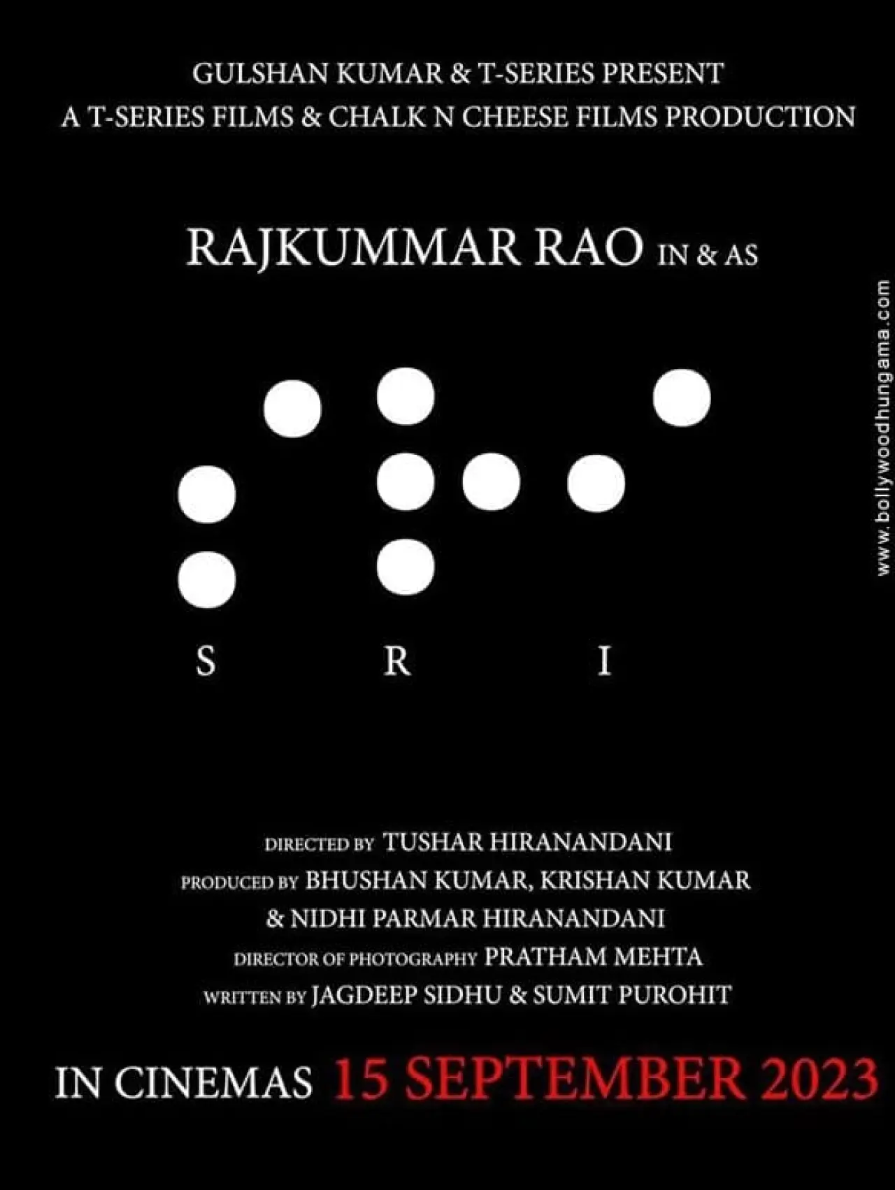 Plakat filmowy "श्रीकांत - आ रहा है सबकी आँखें खोलने"