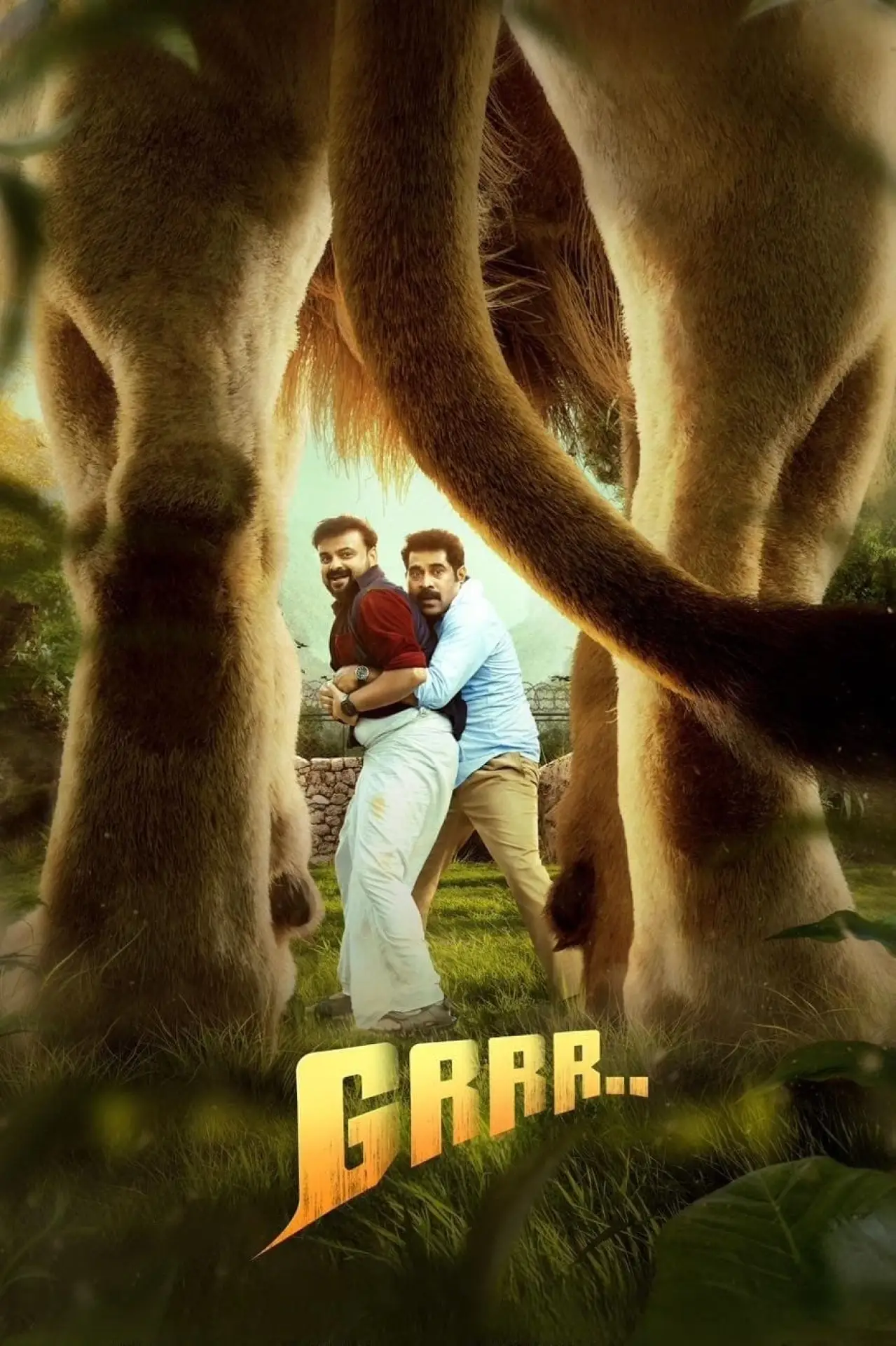 Plakat filmowy "ഗ്ർർർ.."