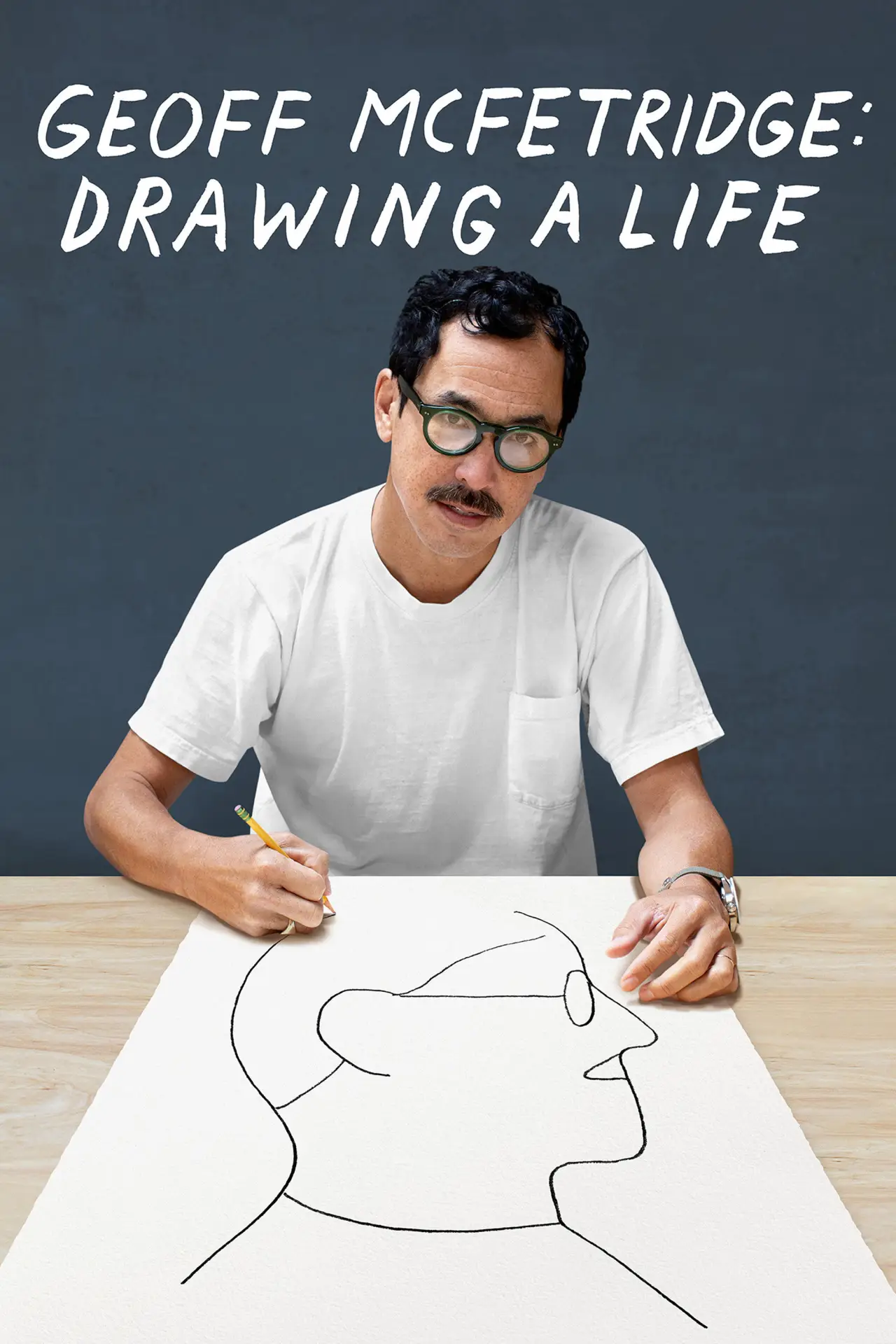 Plakat filmowy "Geoff McFetridge: Drawing a Life"
