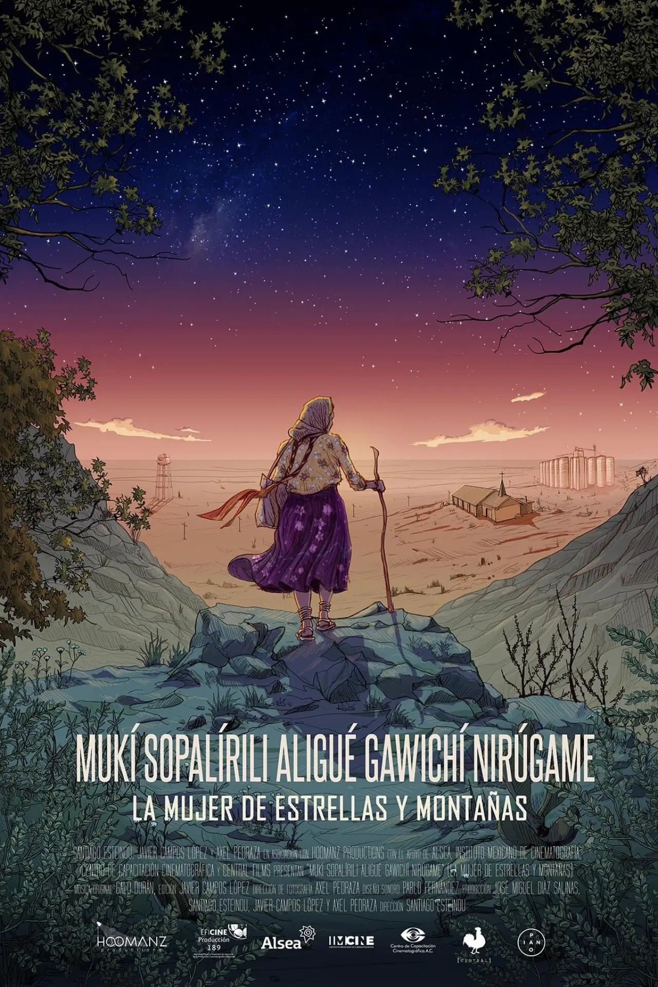 Plakat filmowy "Mukí Sopalírili Aligué Gawíchi Nirúgame"