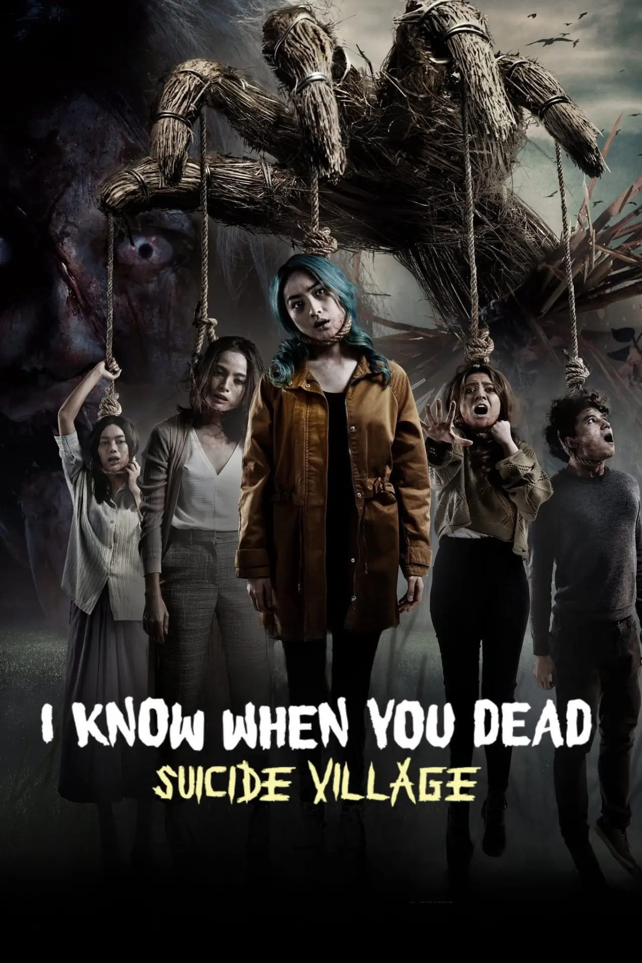 Plakat filmowy "Aku Tahu Kapan Kamu Mati: Desa Bunuh Diri"