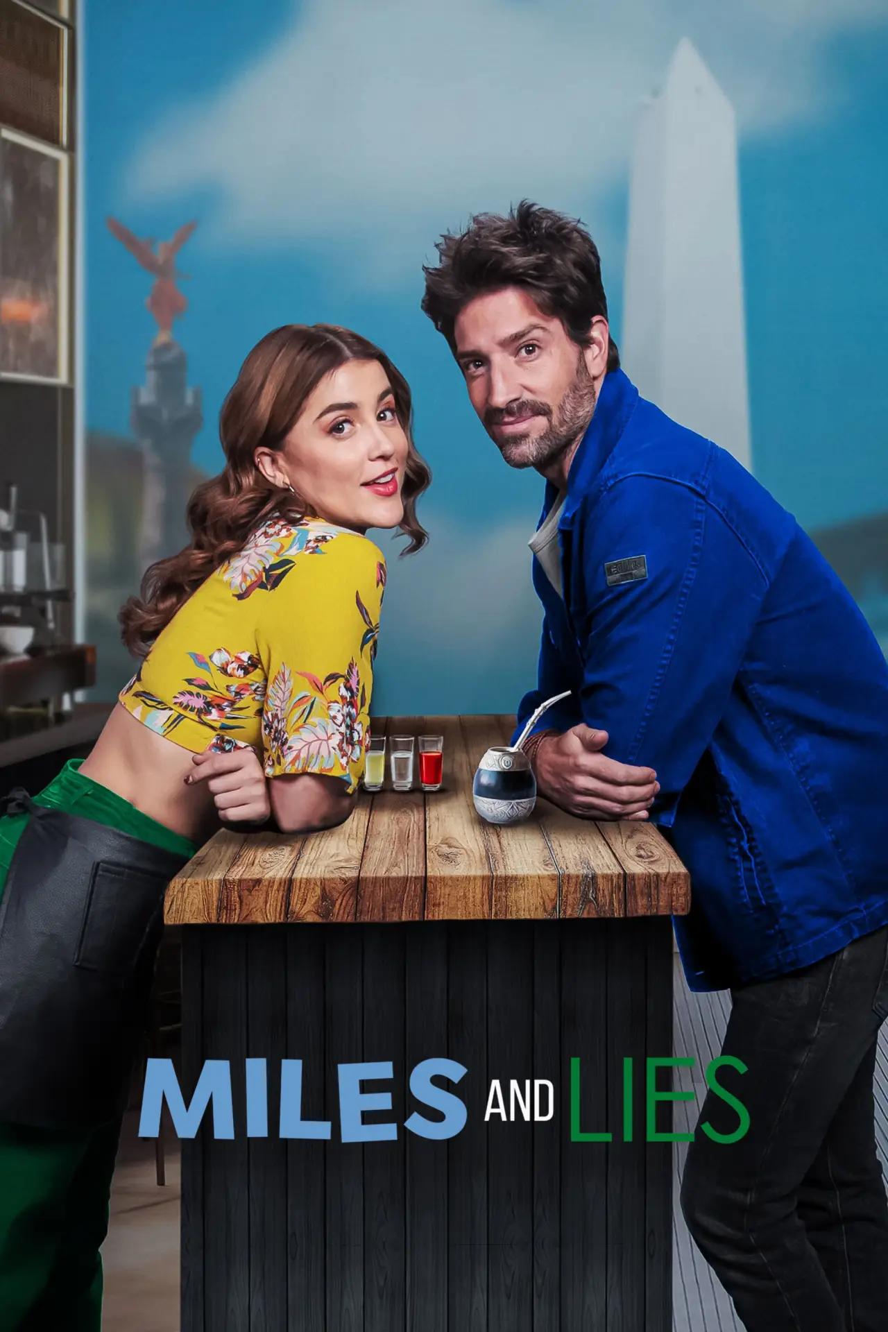 Plakat filmowy "Tangos, tequilas, y algunas mentiras"