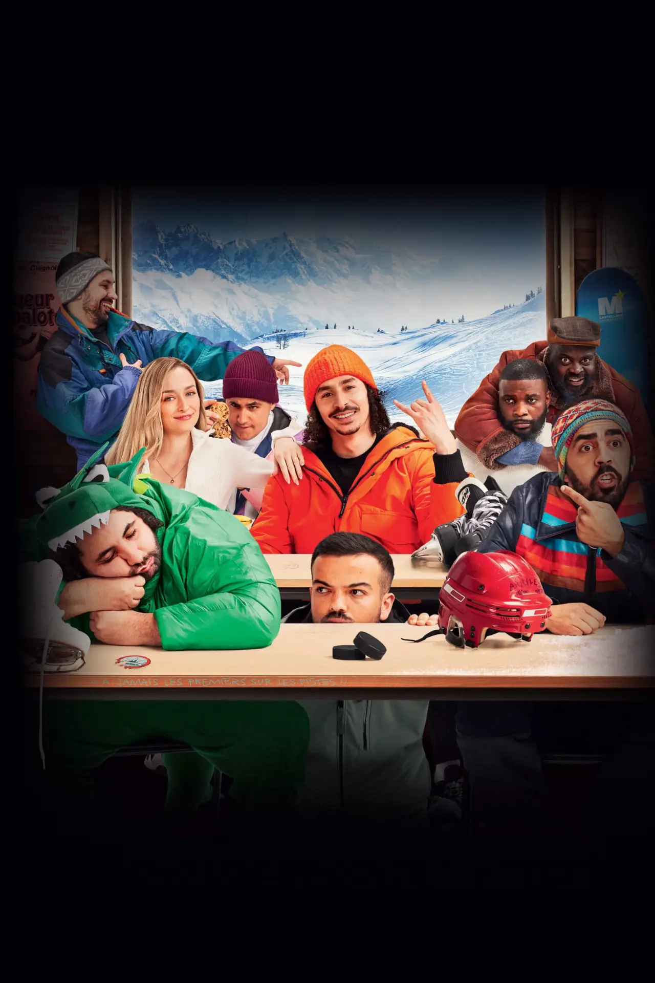 Plakat filmowy "Les SEGPA au ski"