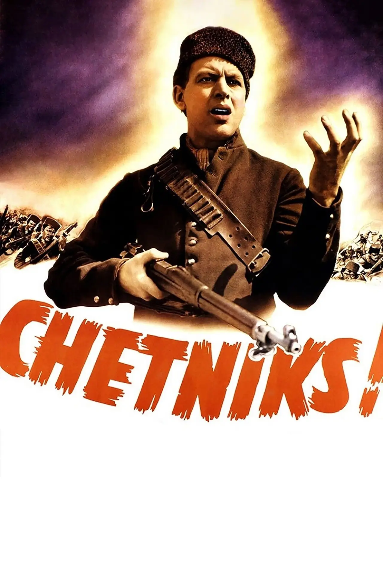 Plakat filmowy "Chetniks!"