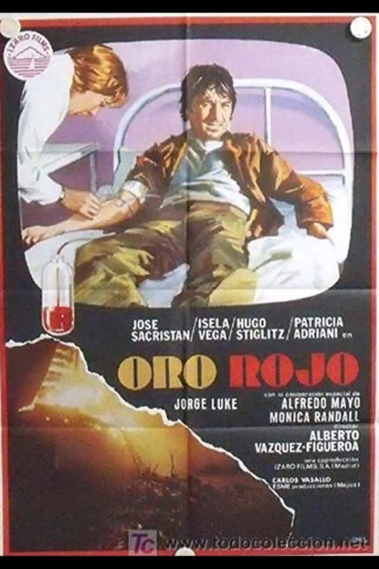 Plakat filmowy "Oro rojo"