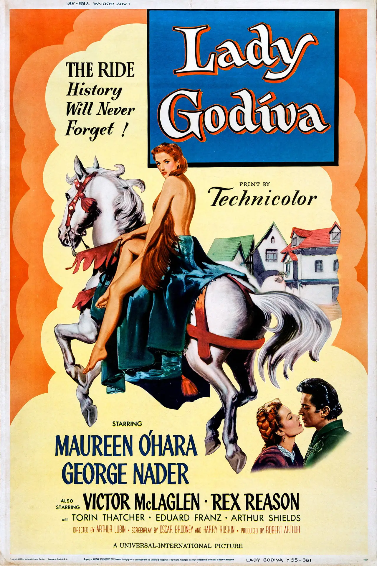 Plakat filmowy "Lady Godiva of Coventry"