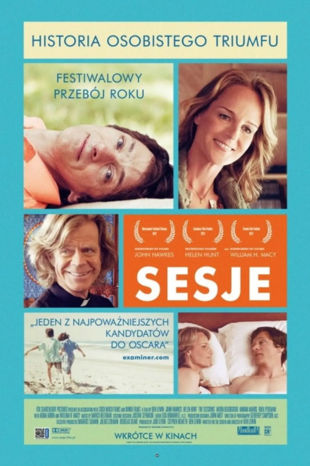 Plakat filmowy "Sesje"