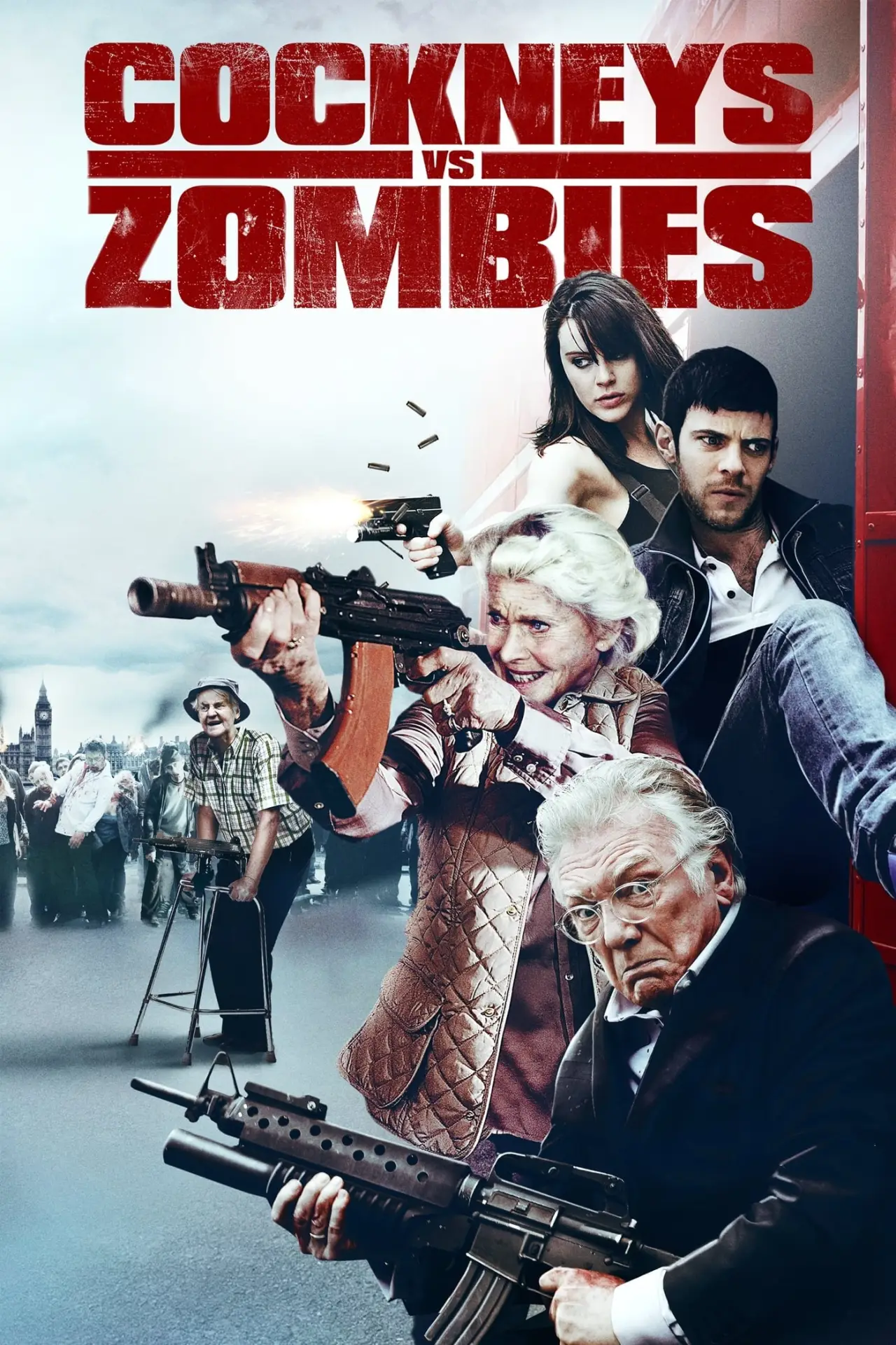 Plakat filmowy "Rabusie kontra zombie"