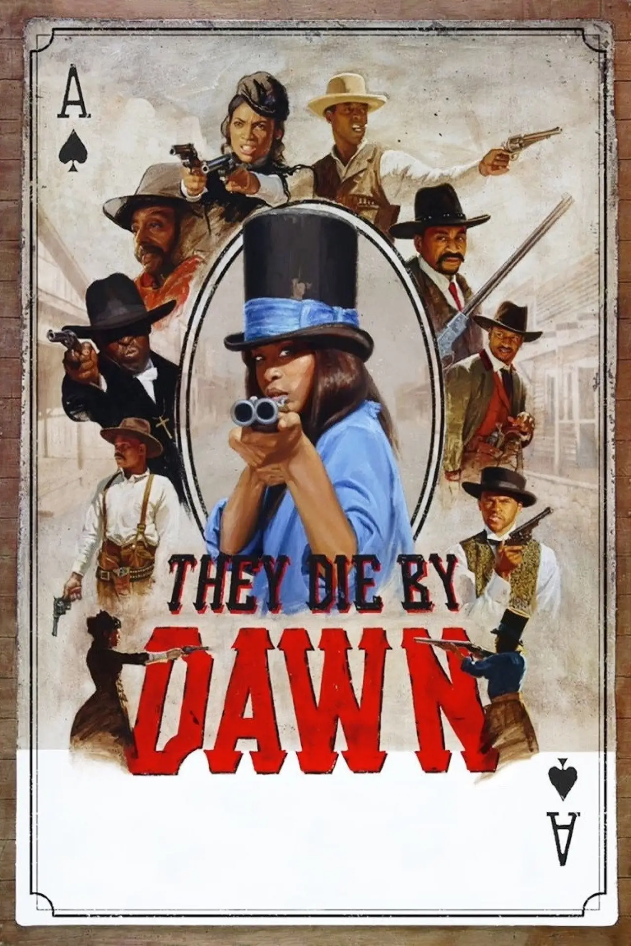 Plakat filmowy "They Die by Dawn"
