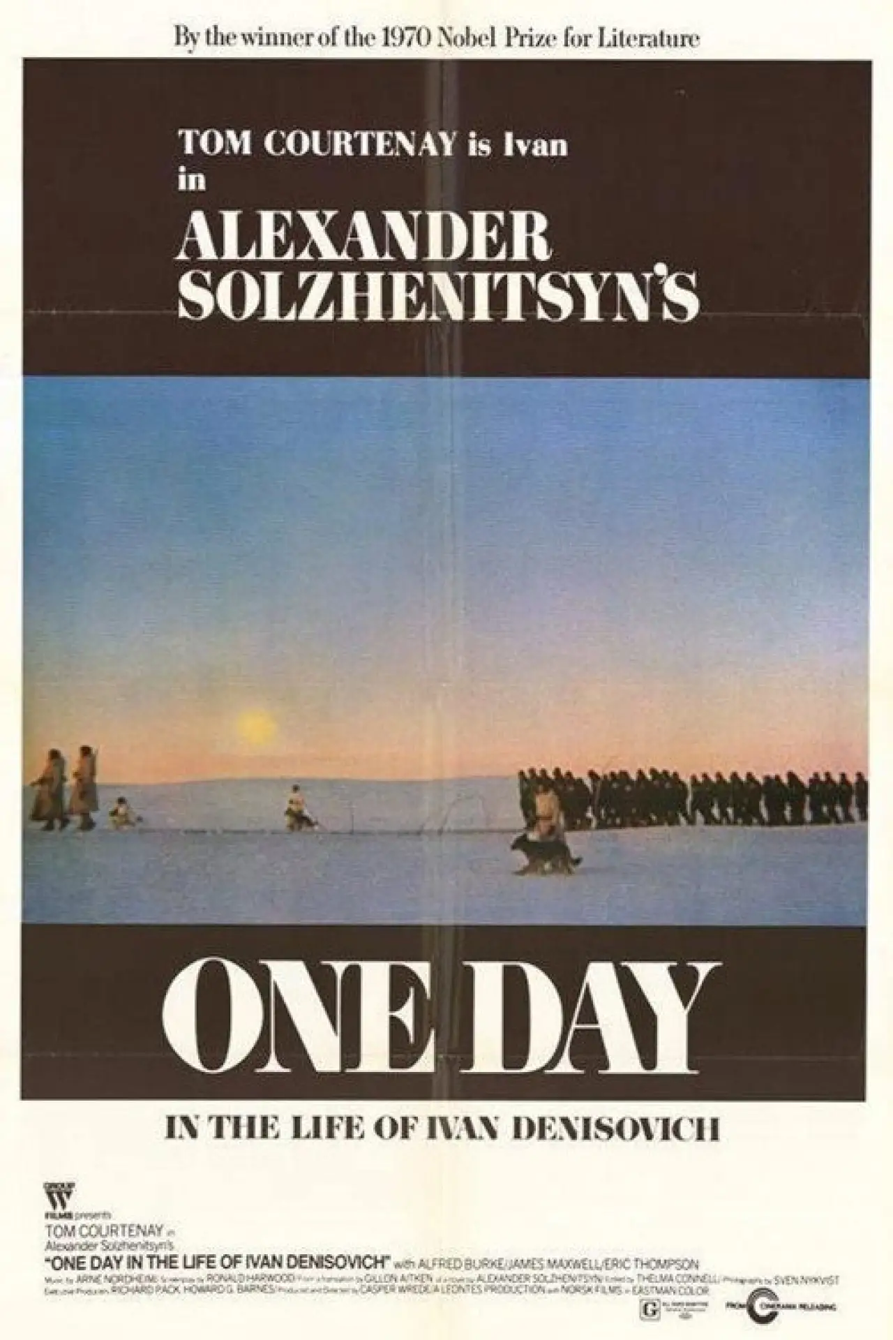 Plakat filmowy "One Day in the Life of Ivan Denisovich"