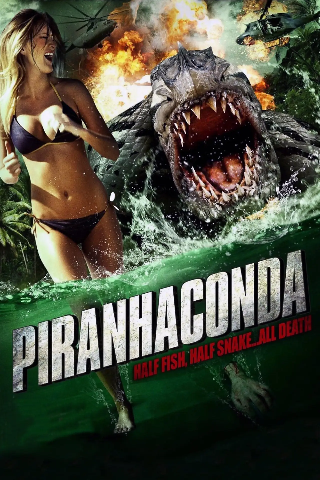 Plakat filmowy "Piranhaconda"