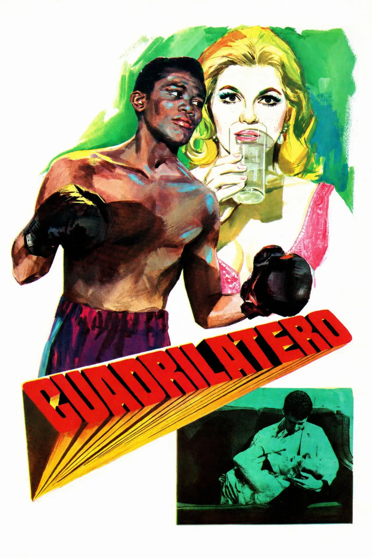 Plakat filmowy "Cuadrilátero"