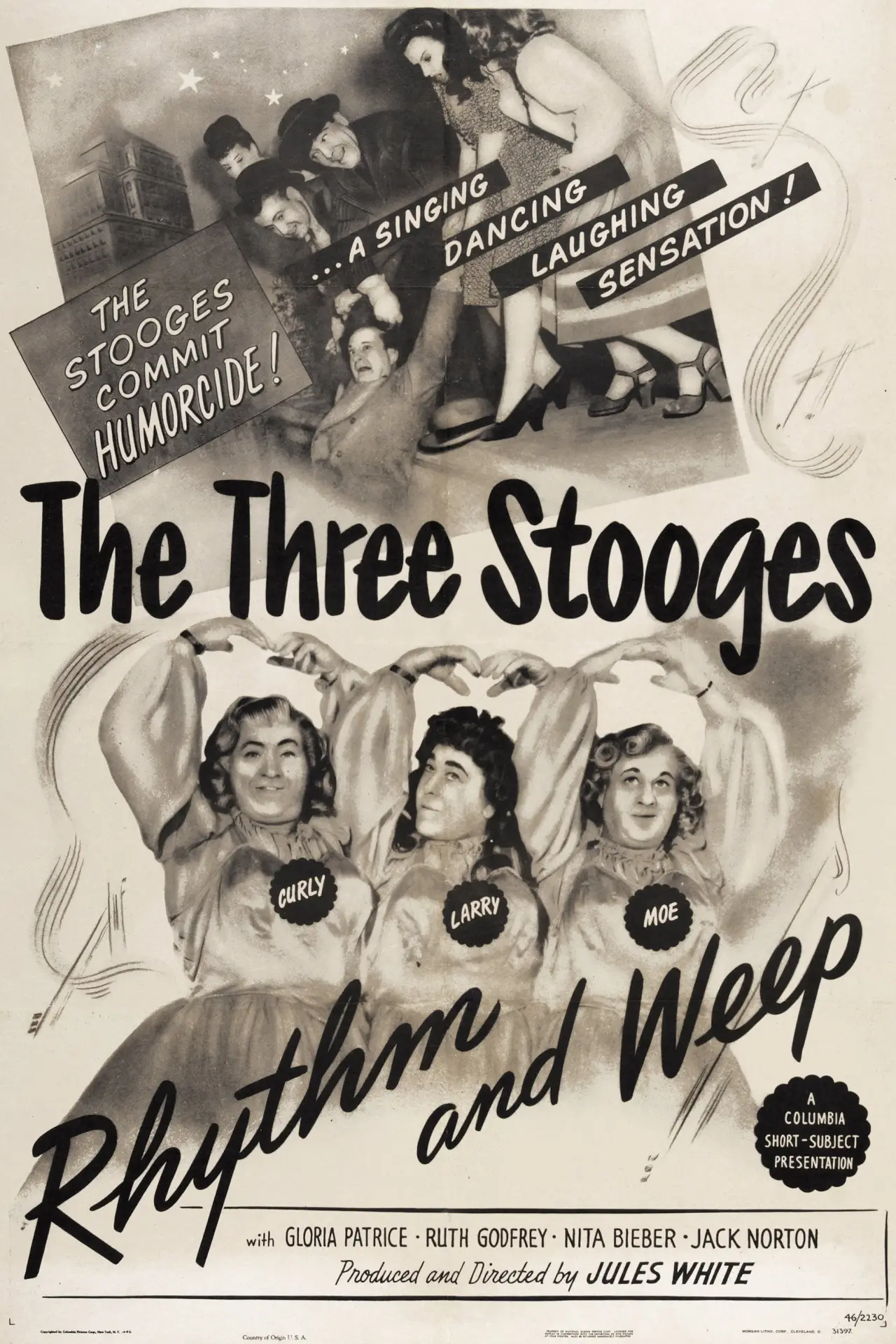 Plakat filmowy "Rhythm and Weep"