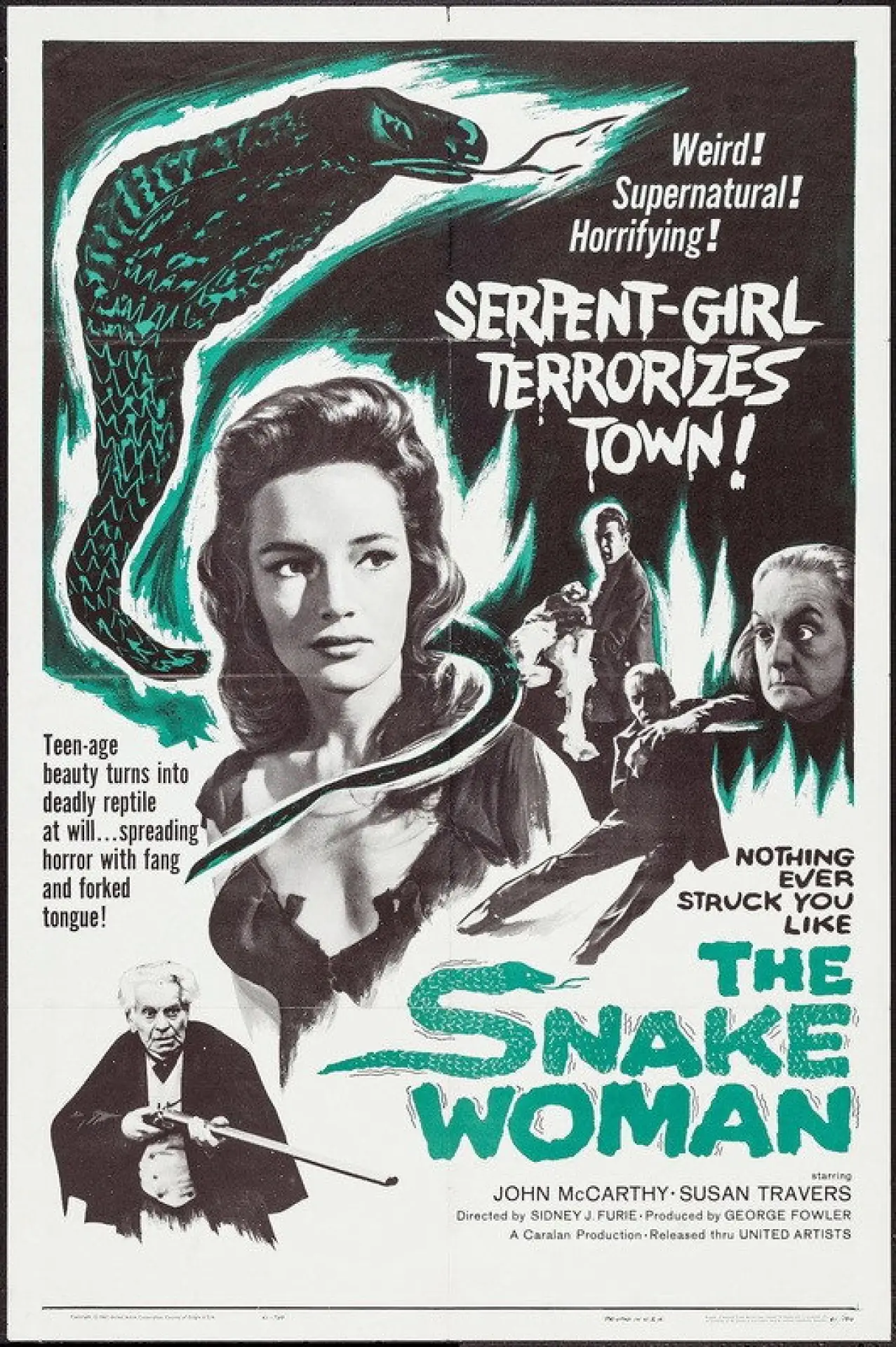 Plakat filmowy "The Snake Woman"