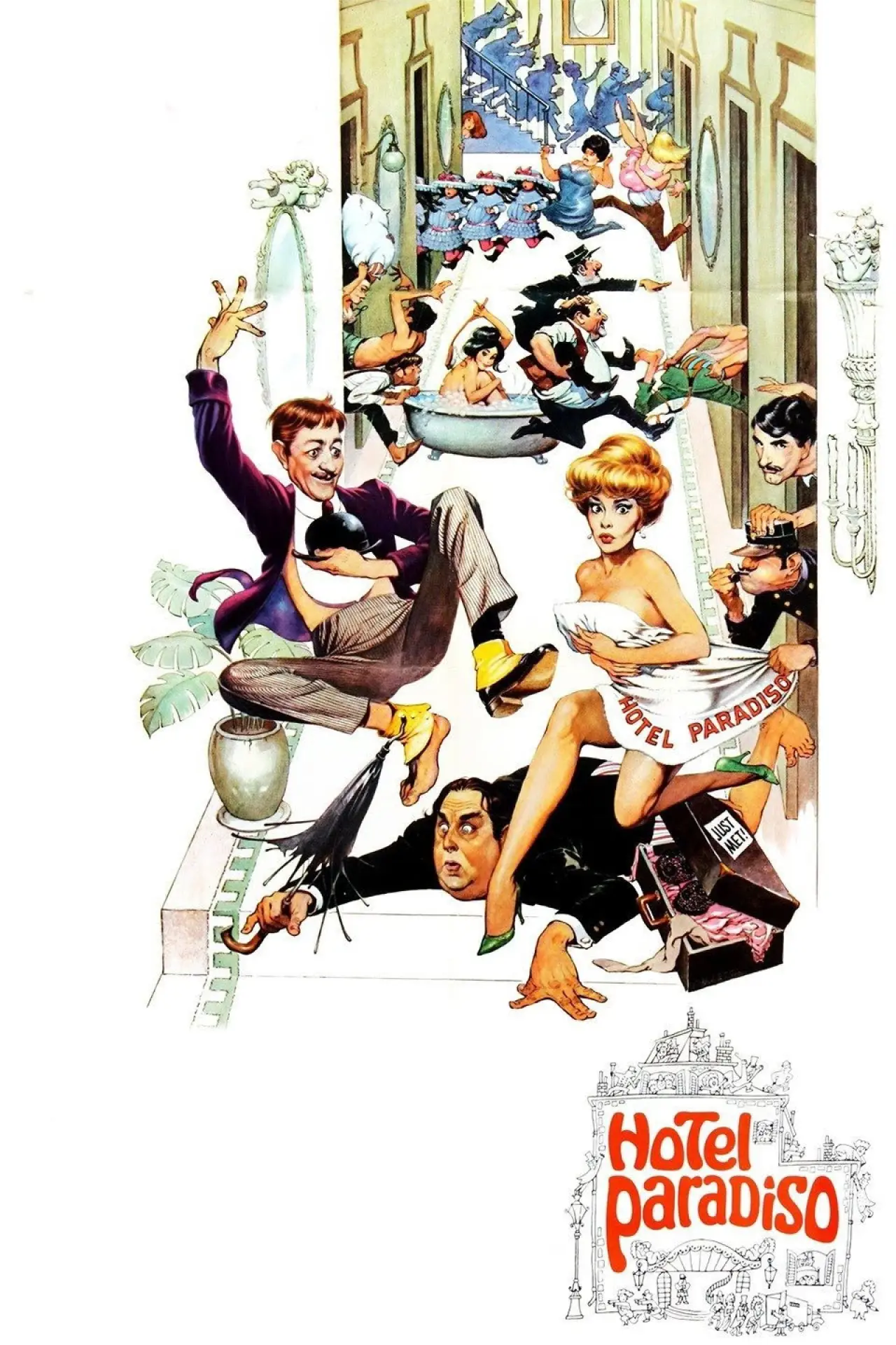 Plakat filmowy "Hotel Paradiso"