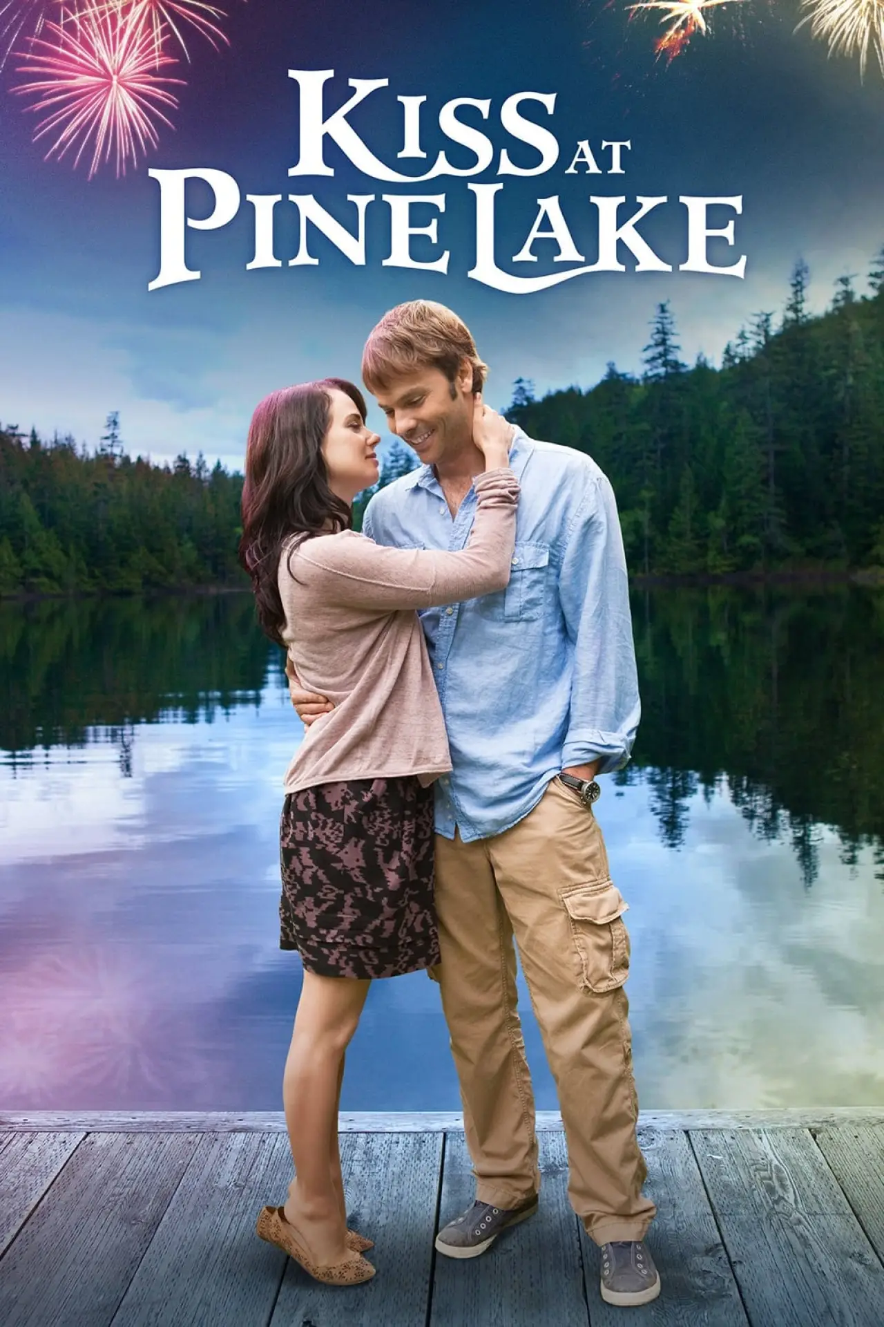 Plakat filmowy "Kiss at Pine Lake"
