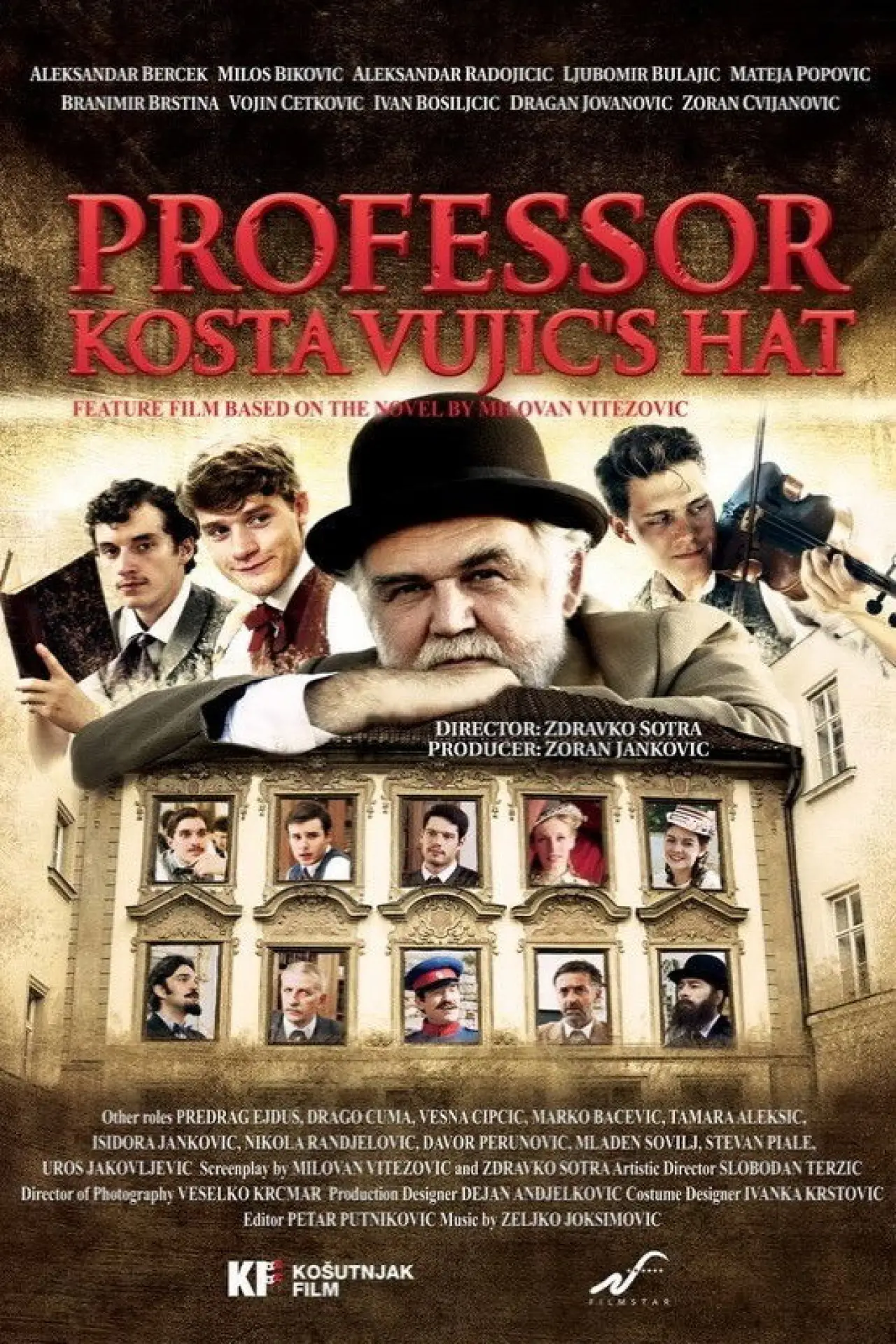 Plakat filmowy "Шешир професора Косте Вујића"