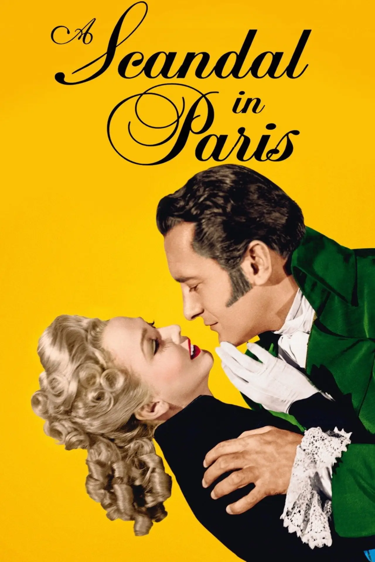 Plakat filmowy "A Scandal in Paris"