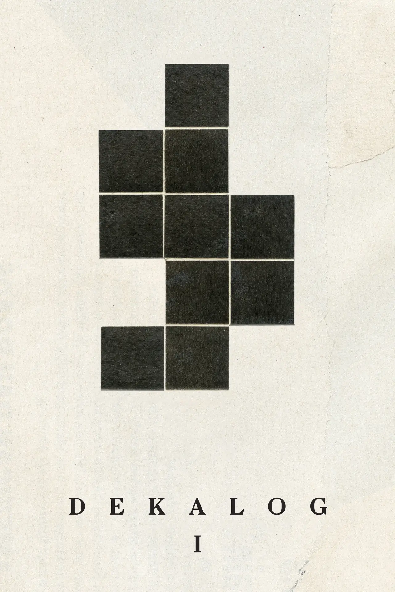 Plakat filmowy "Dekalog, jeden"