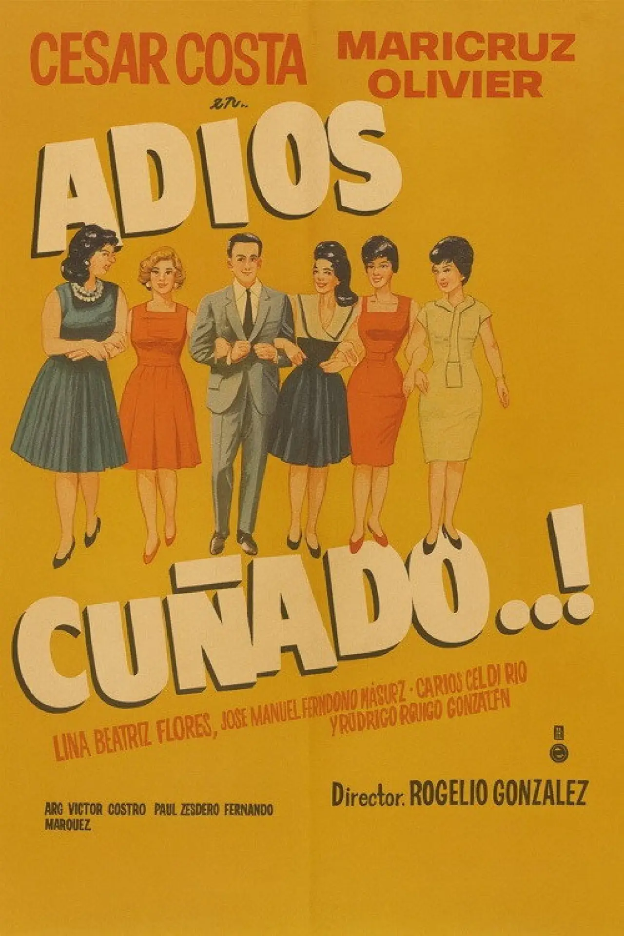 Plakat filmowy "Adios cuñado"
