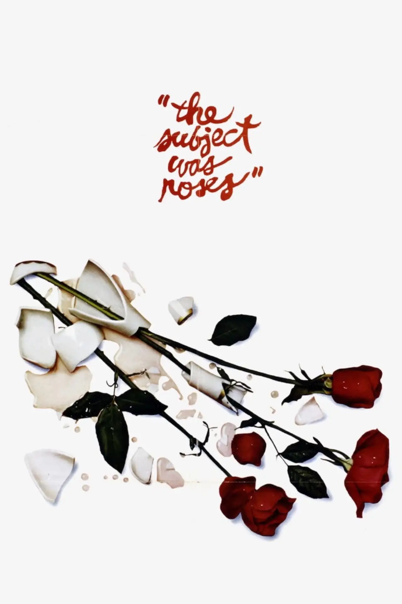 Plakat filmowy "Róże w tytule"