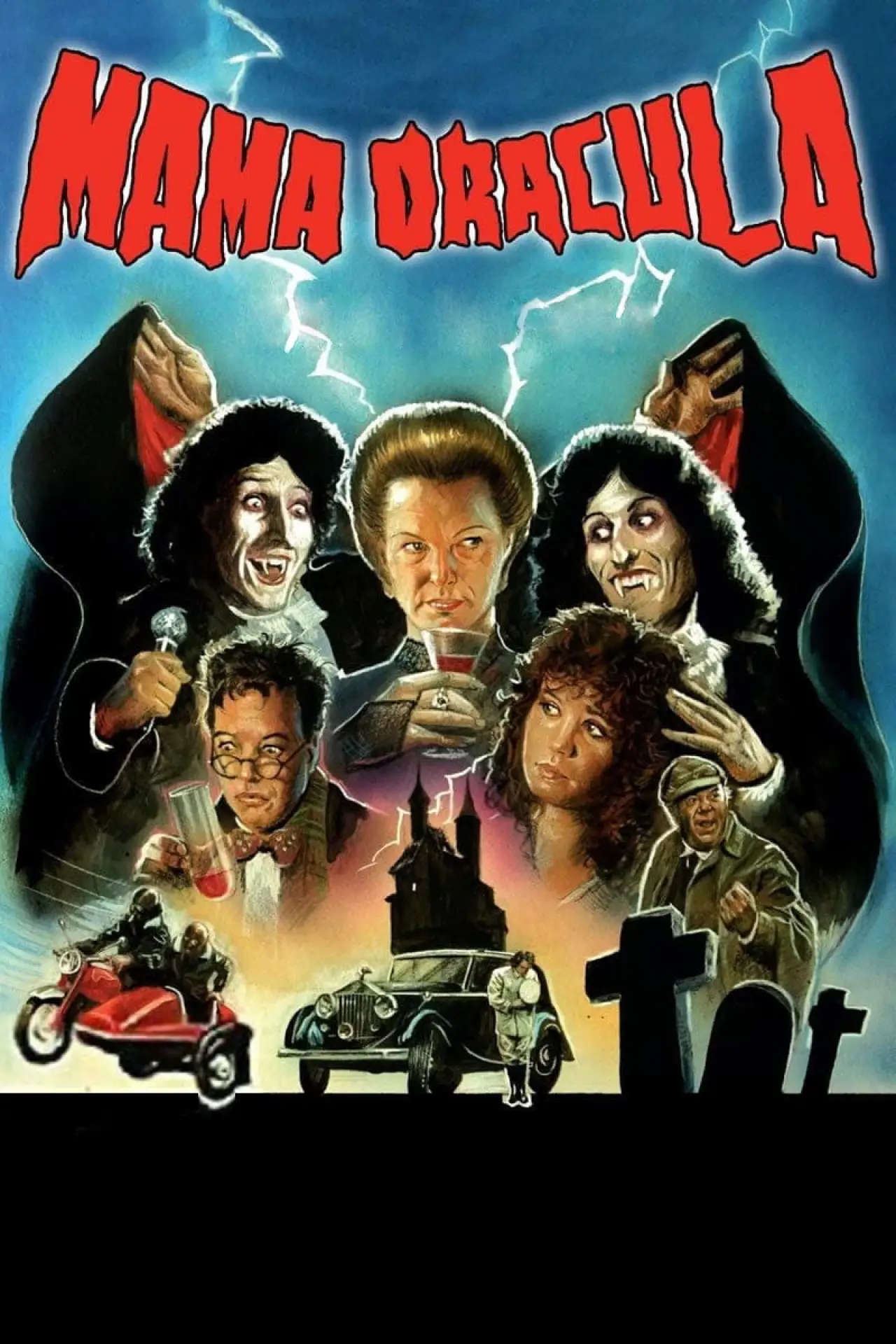 Plakat filmowy "Mama Dracula"