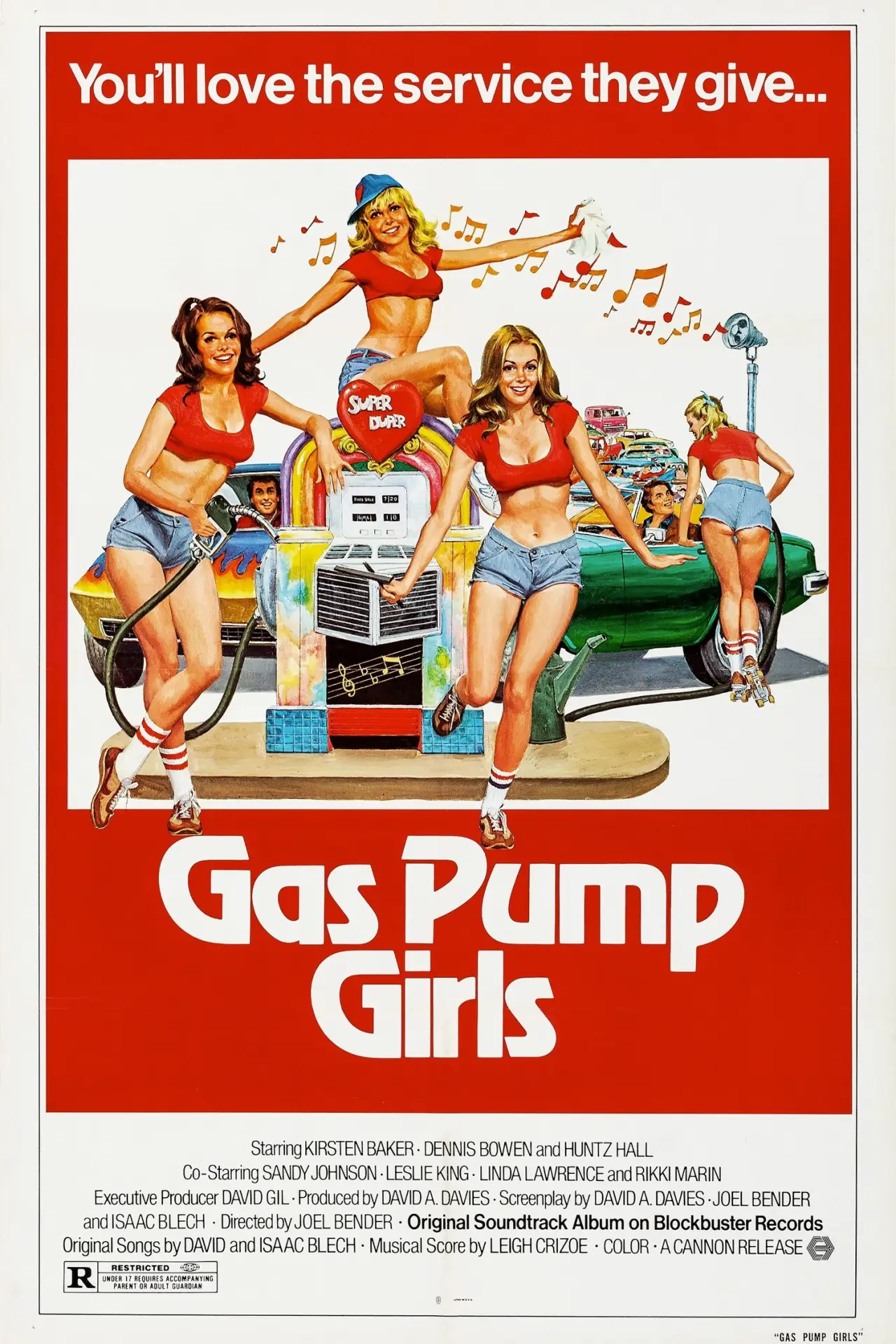 Plakat filmowy "Gas Pump Girls"