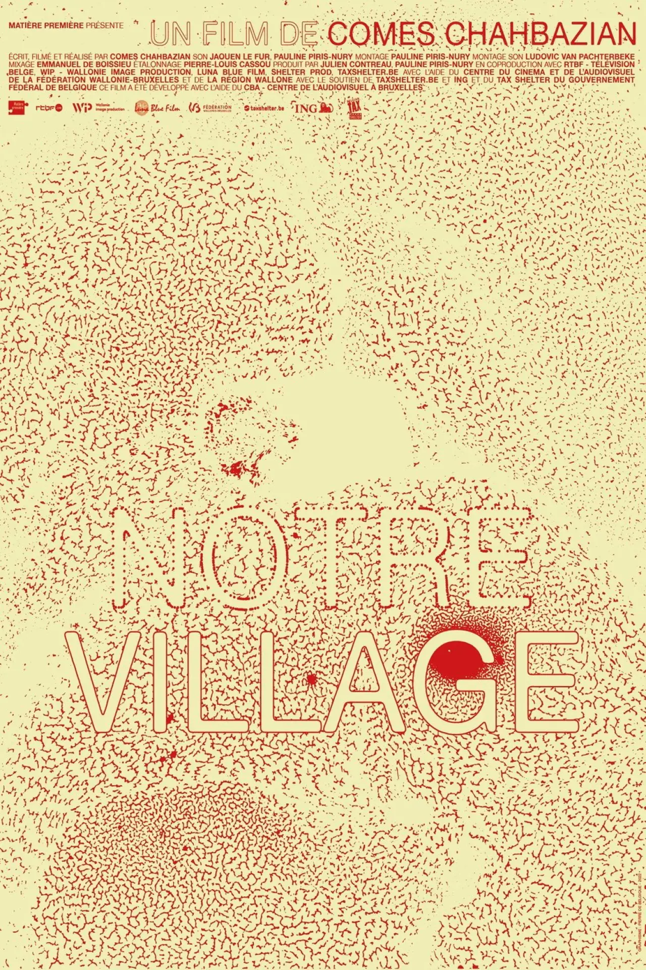 Plakat filmowy "Notre village"