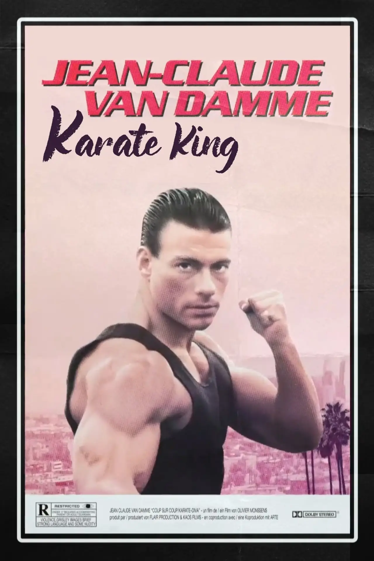 Plakat filmowy "Jean-Claude Van Damme, coup sur coup"