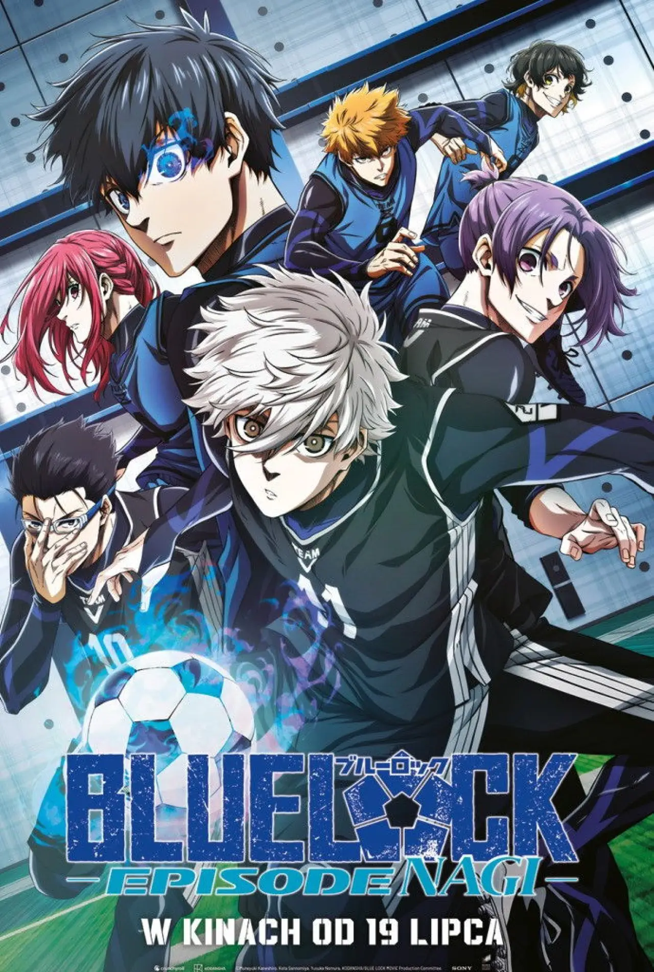 Plakat filmowy "BLUE LOCK THE MOVIE - EPISODE NAGI"