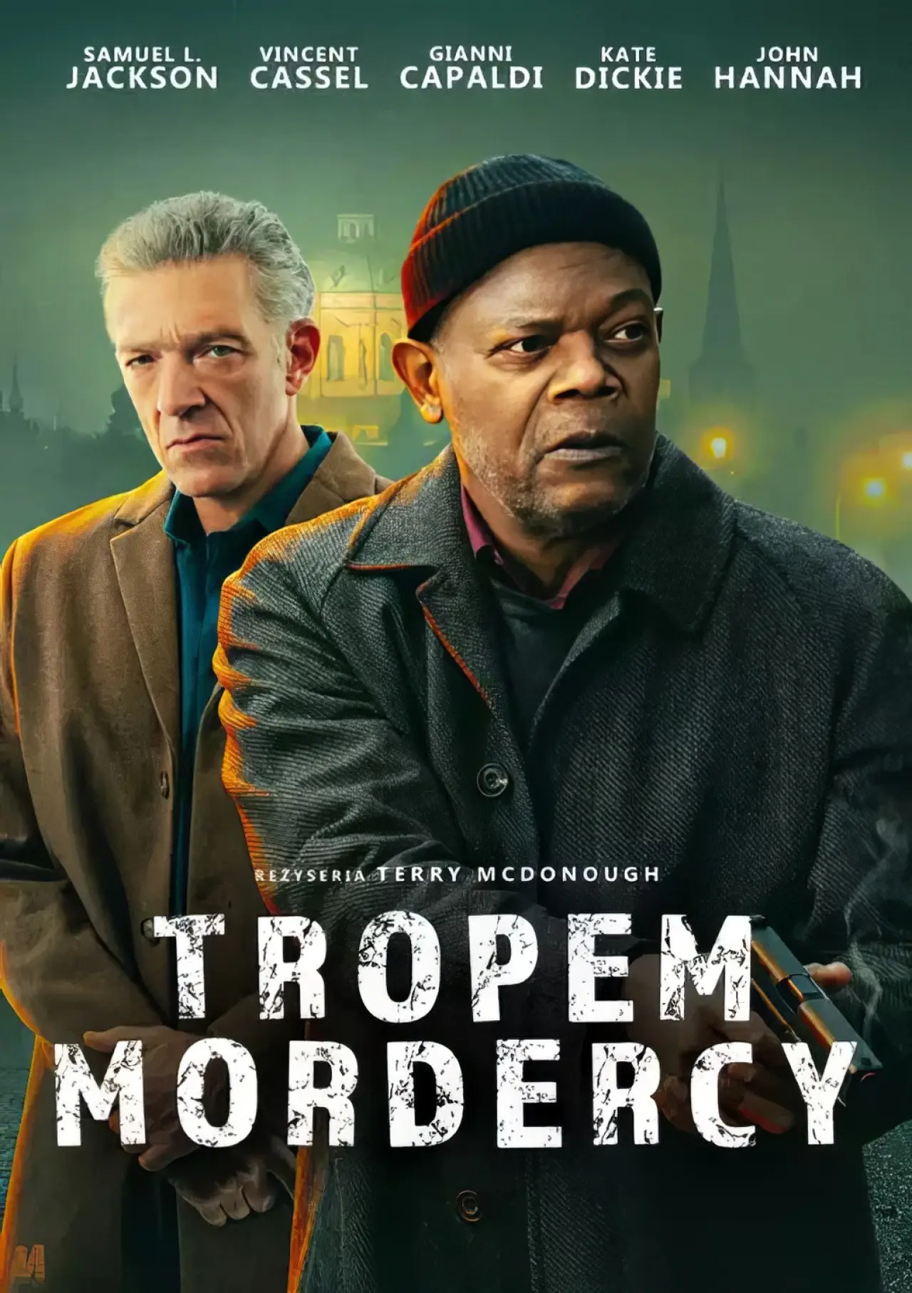 Plakat filmowy "Tropem mordercy"