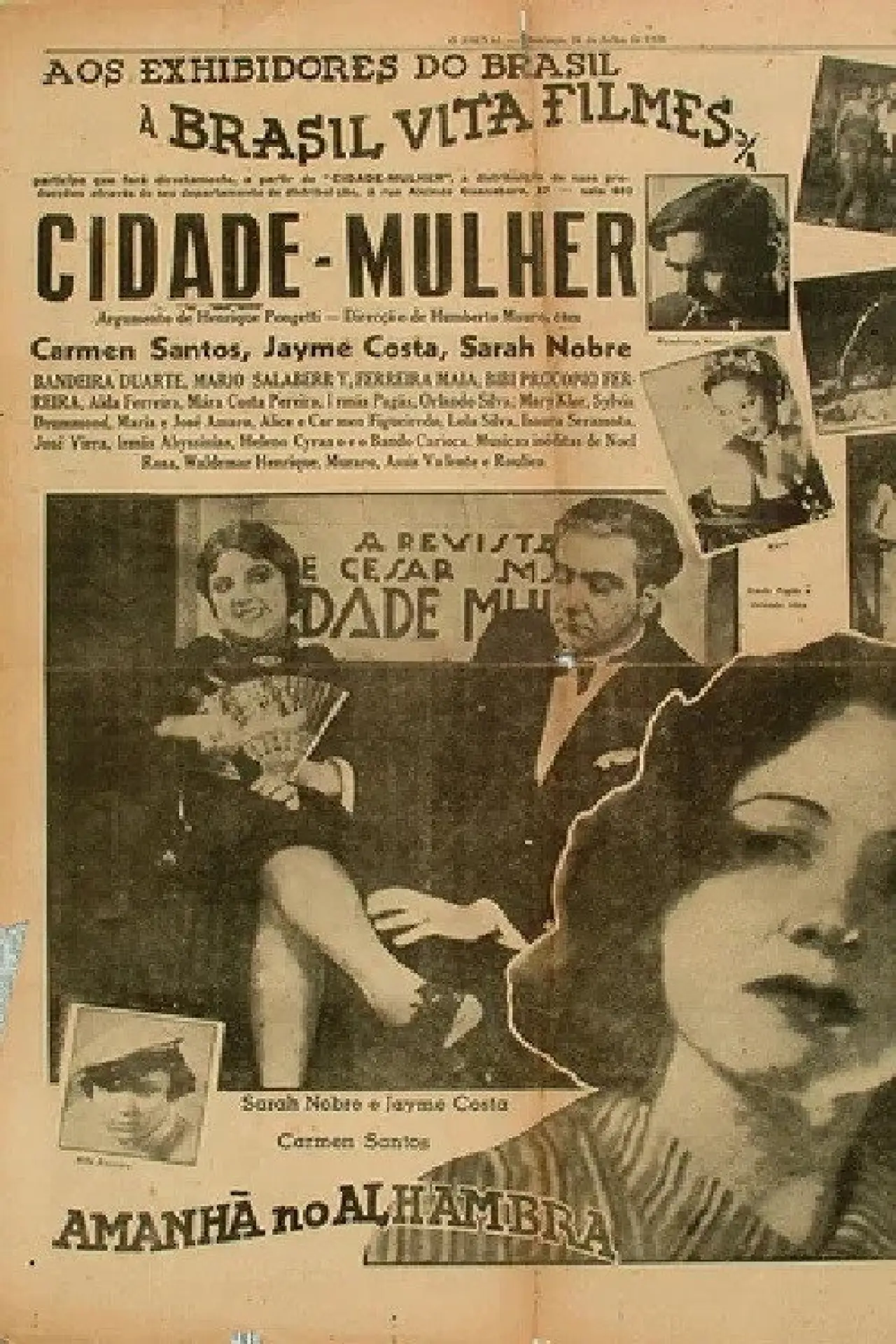 Plakat filmowy "Cidade Mulher"