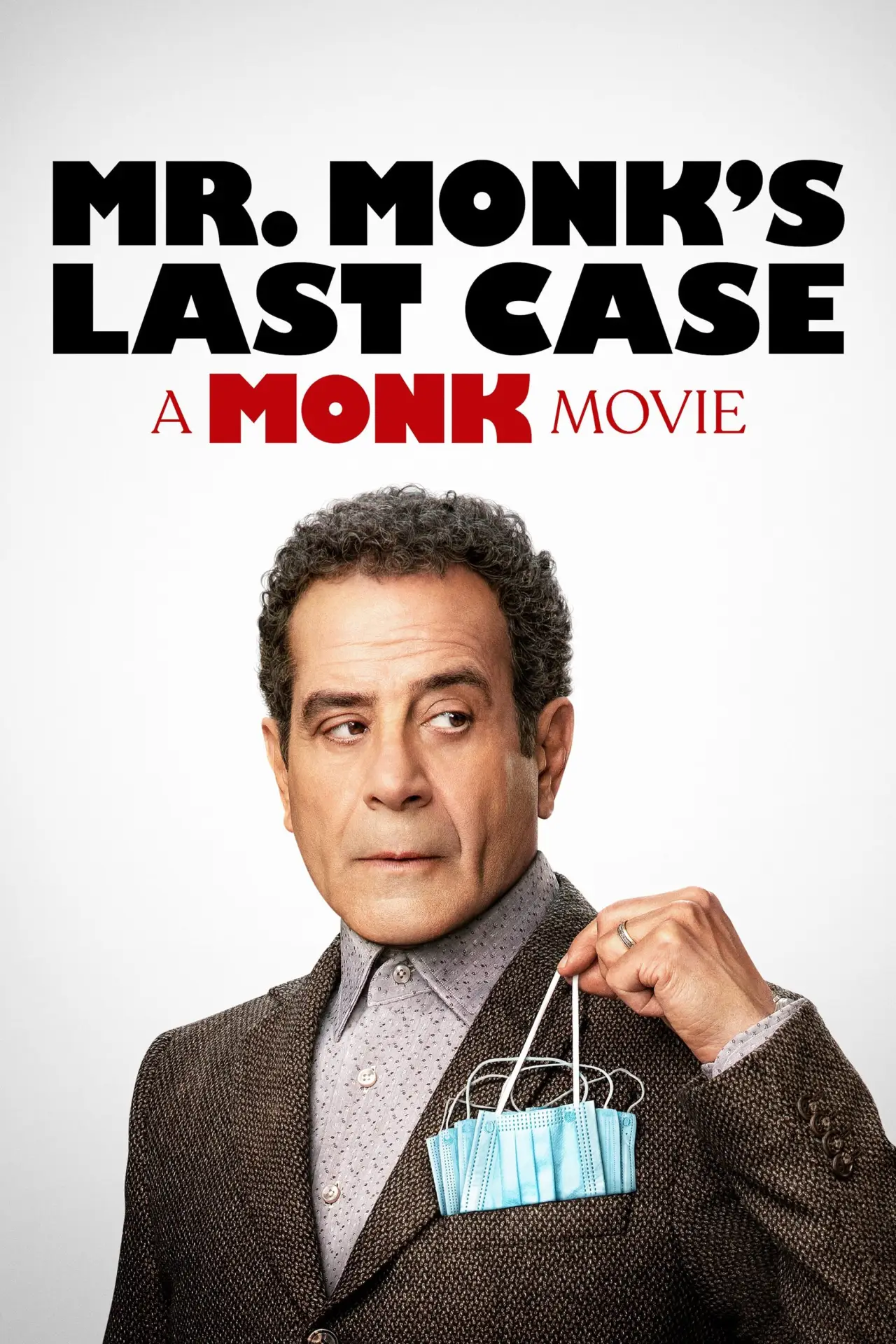 Plakat filmowy "Detektyw Monk ostatnia sprawa"