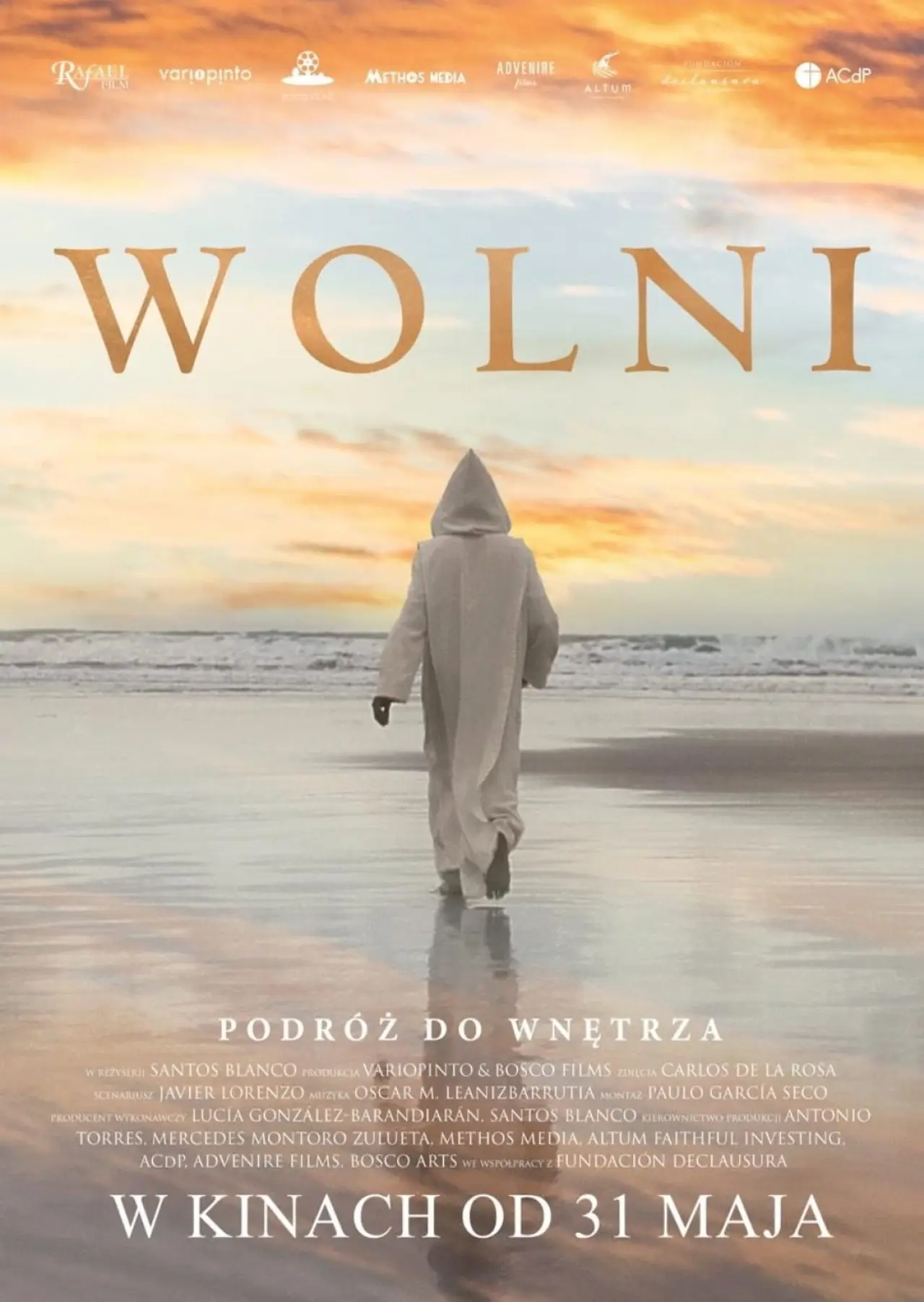 Plakat filmowy "Wolni. Podróż do wnętrza"