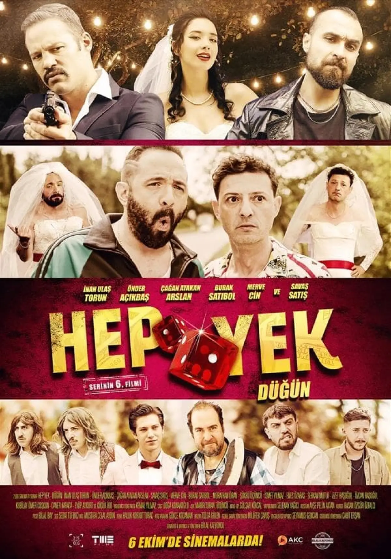 Plakat filmowy "Hep Yek: Düğün"