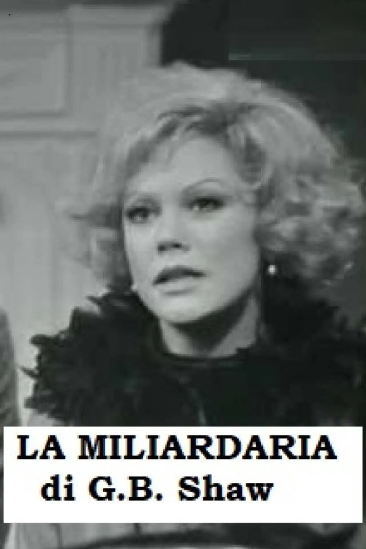 Plakat filmowy "La miliardaria"