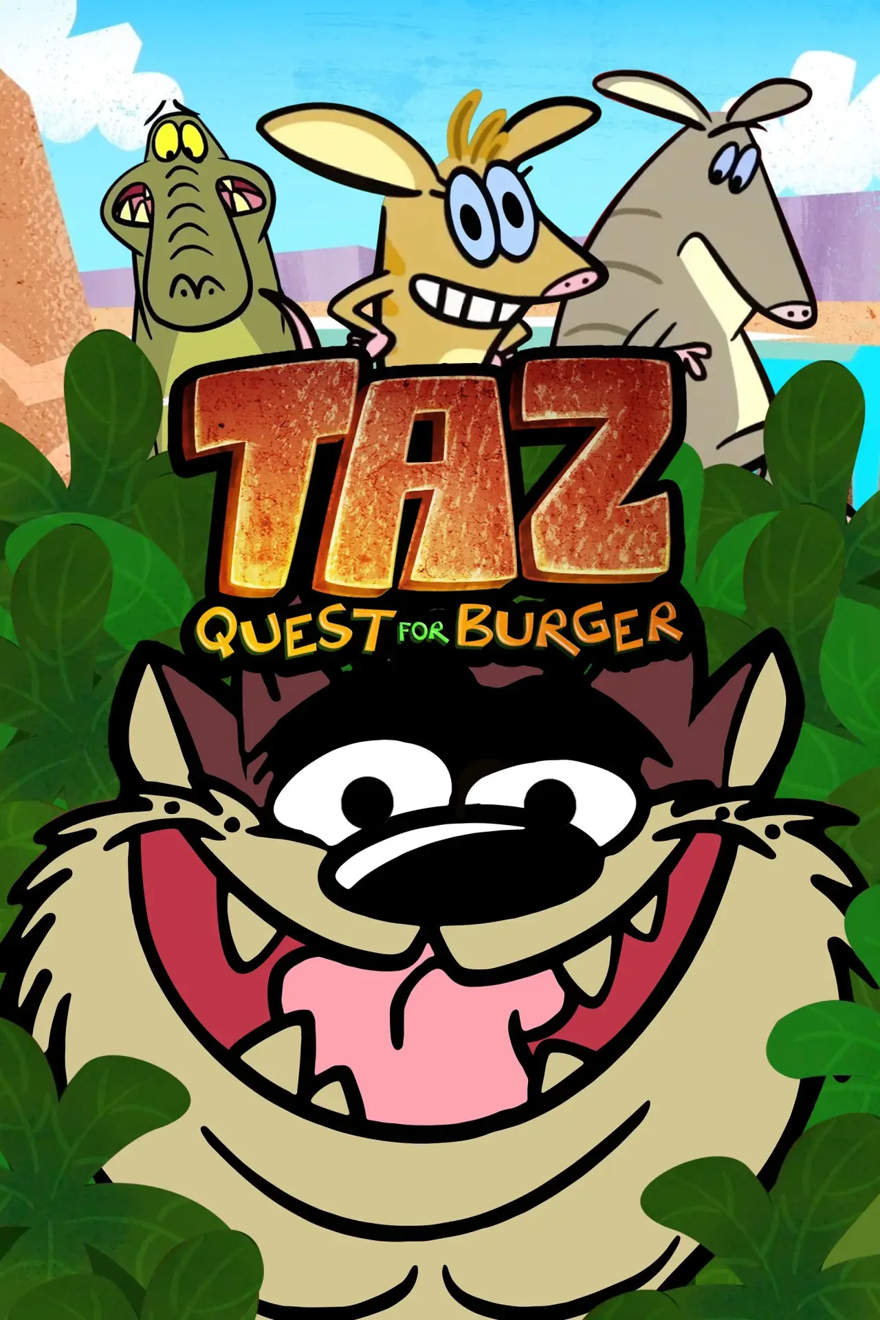 Plakat filmowy "Taz i Drużyna Burgera"