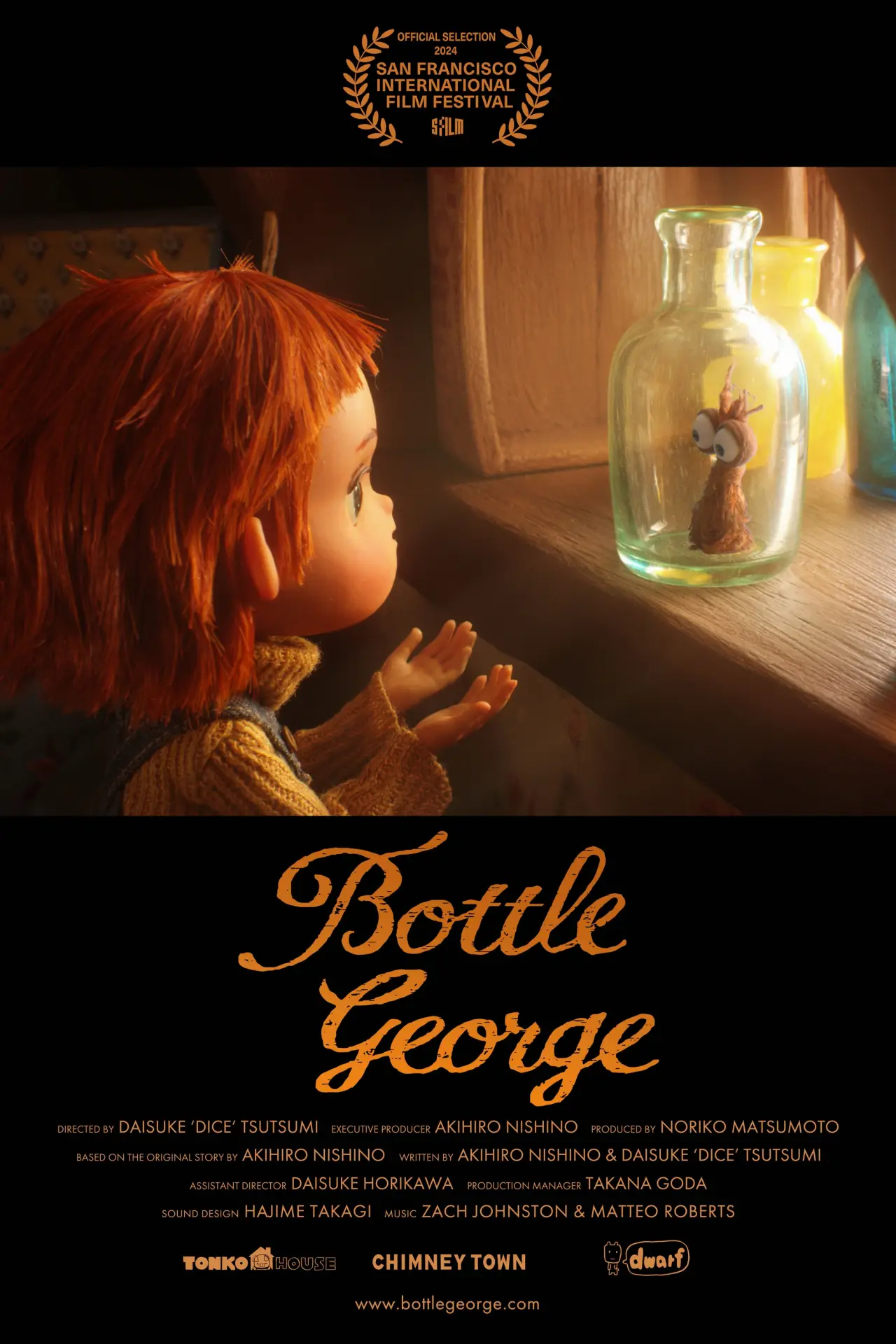 Plakat filmowy "Bottle George"
