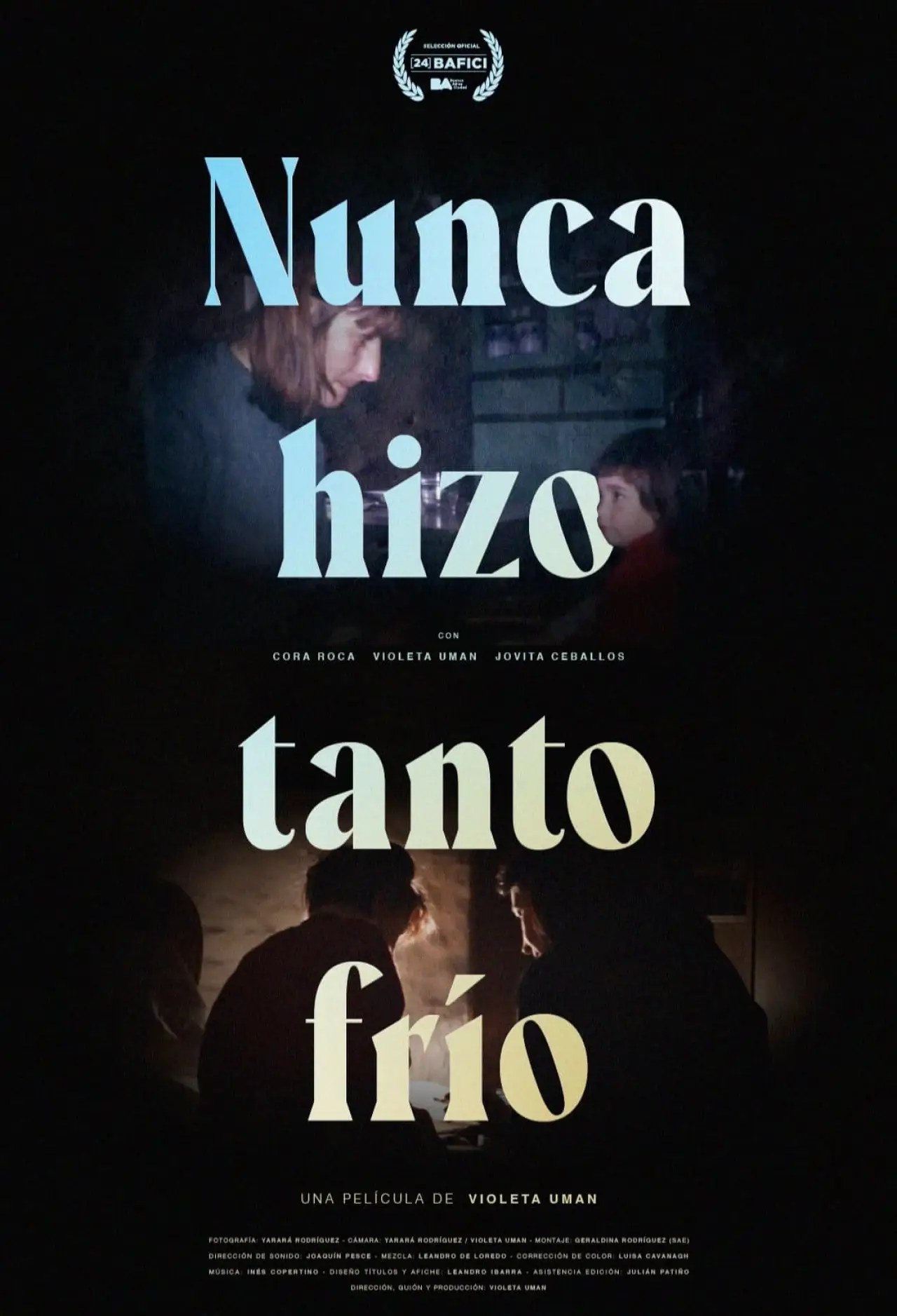 Plakat filmowy "Nunca hizo tanto frío"