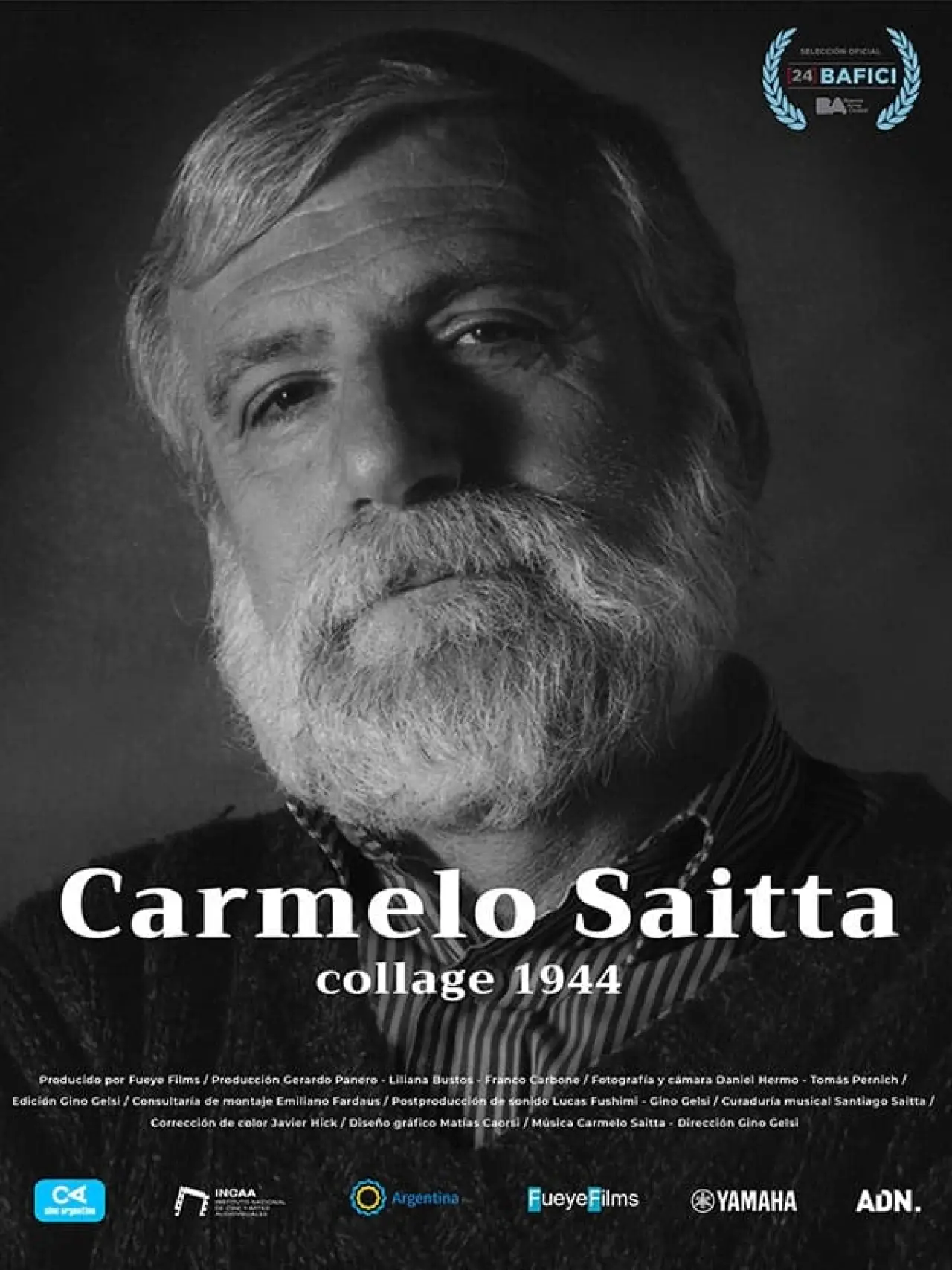 Plakat filmowy "Carmelo Saitta, collage 1944"