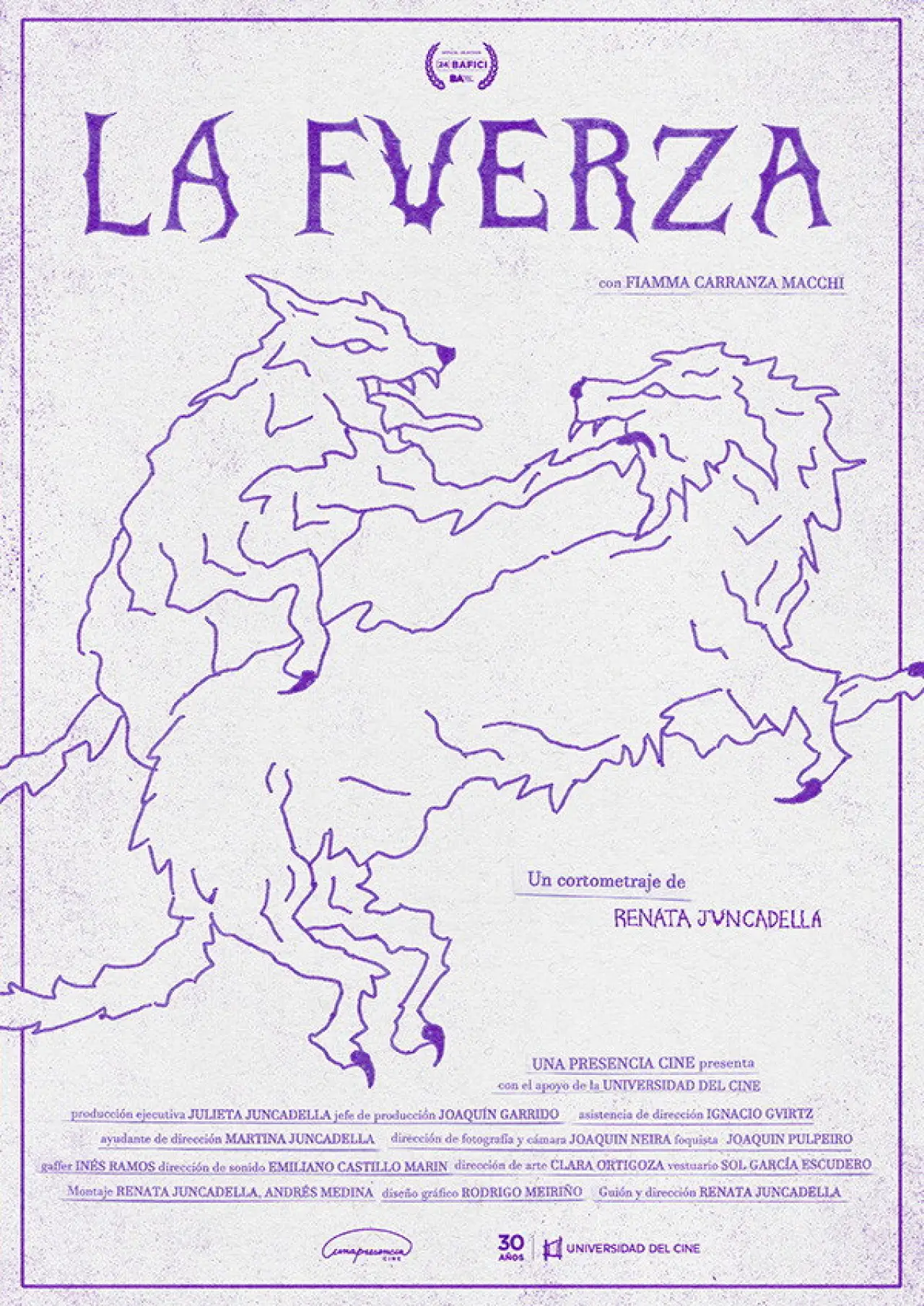 Plakat filmowy "La fuerza"