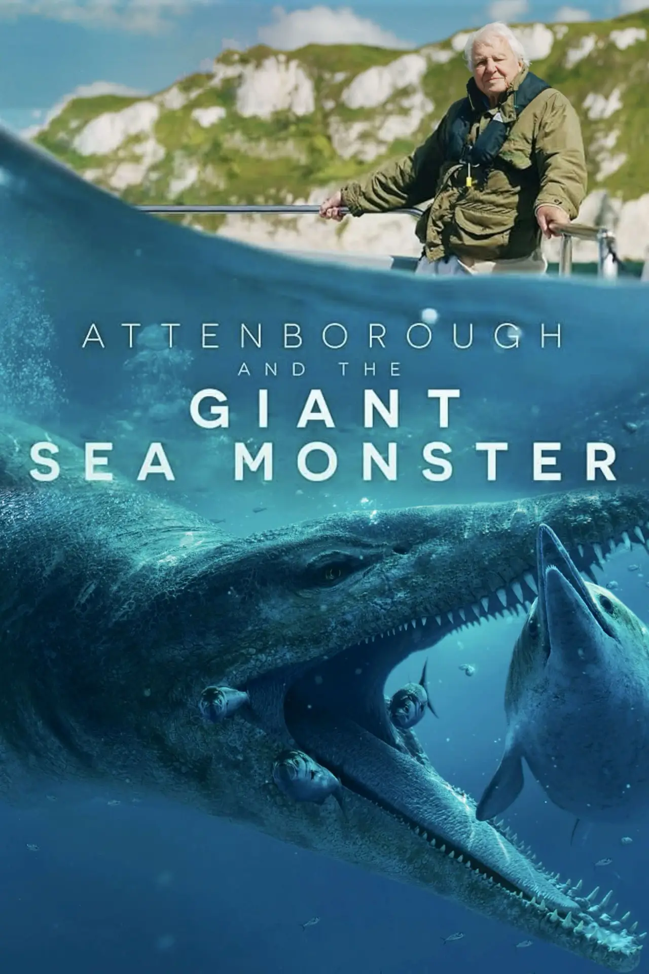Plakat filmowy "Attenborough and the Giant Sea Monster"